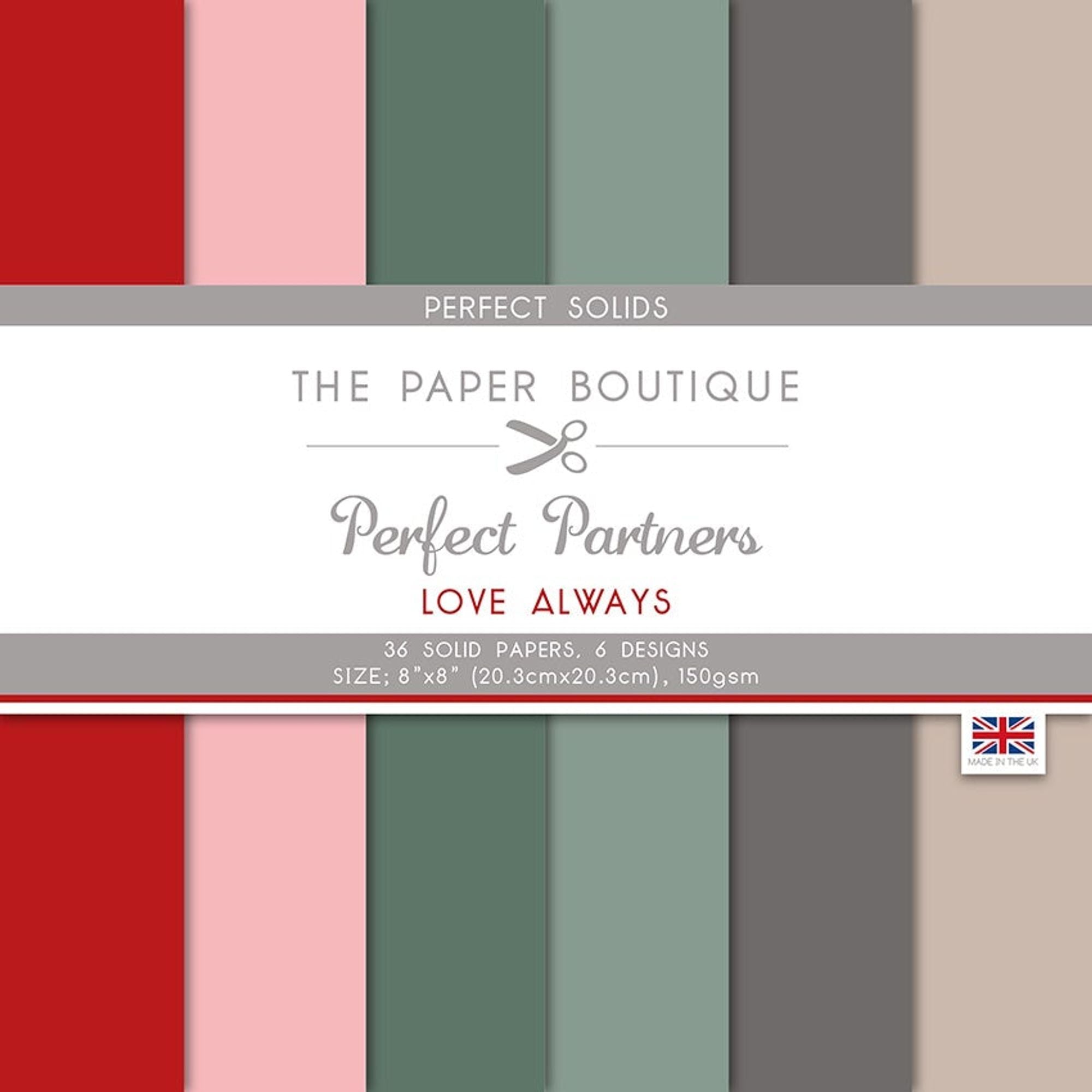 The Paper Boutique Perfect Partners Love Always 8 in x 8 in Colours