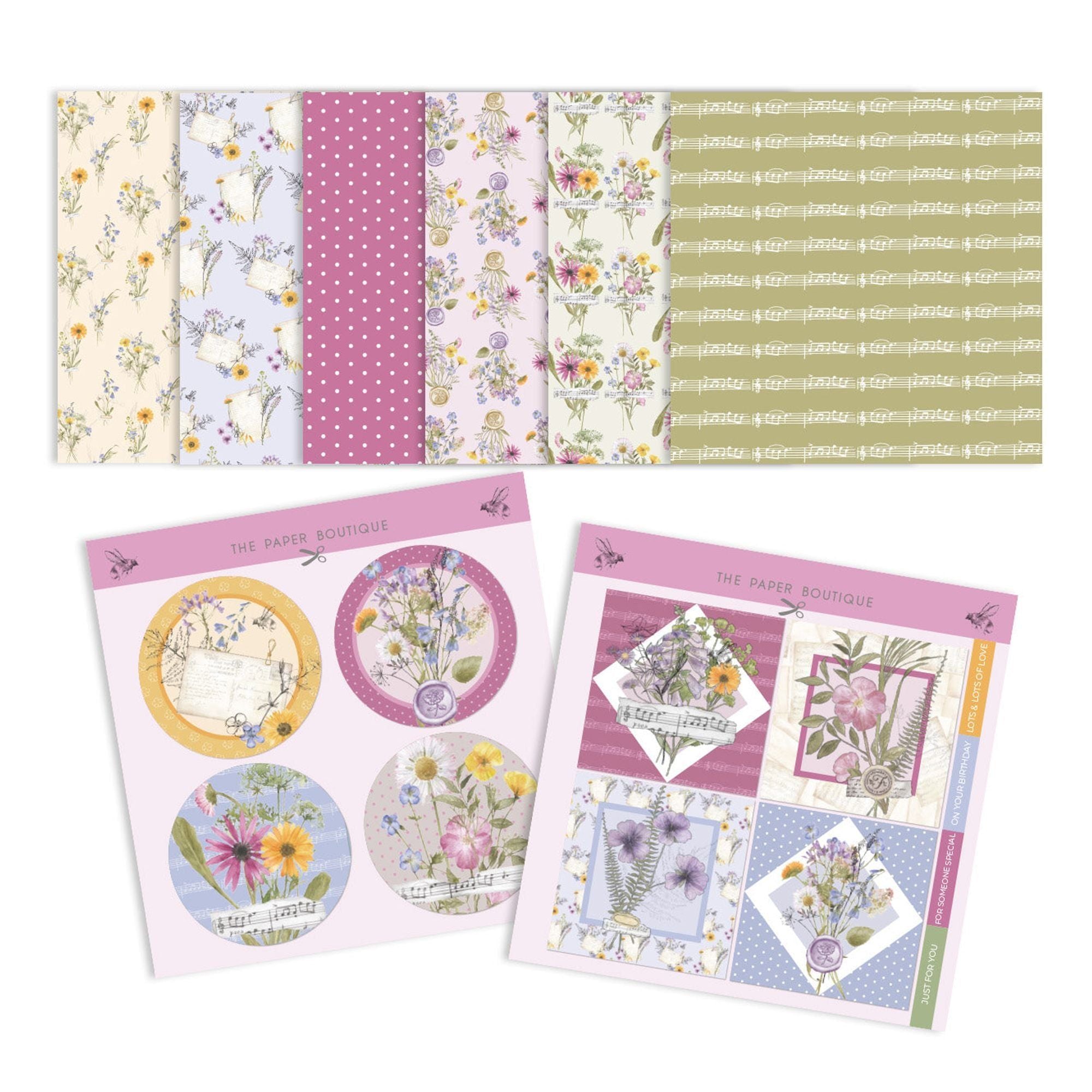 The Paper Boutique Springtime Meadows Paper Kit