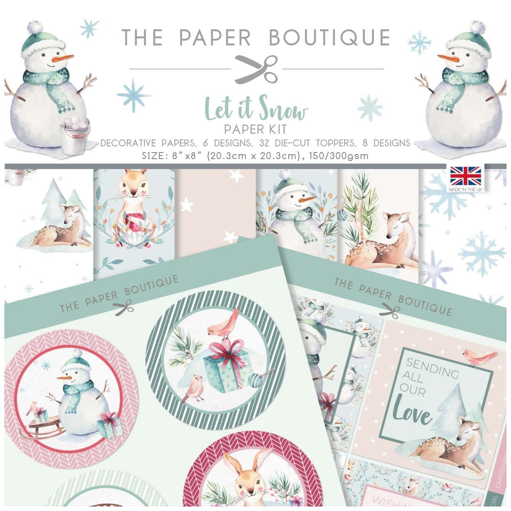 The Paper Boutique Let it Snow Paper Kit