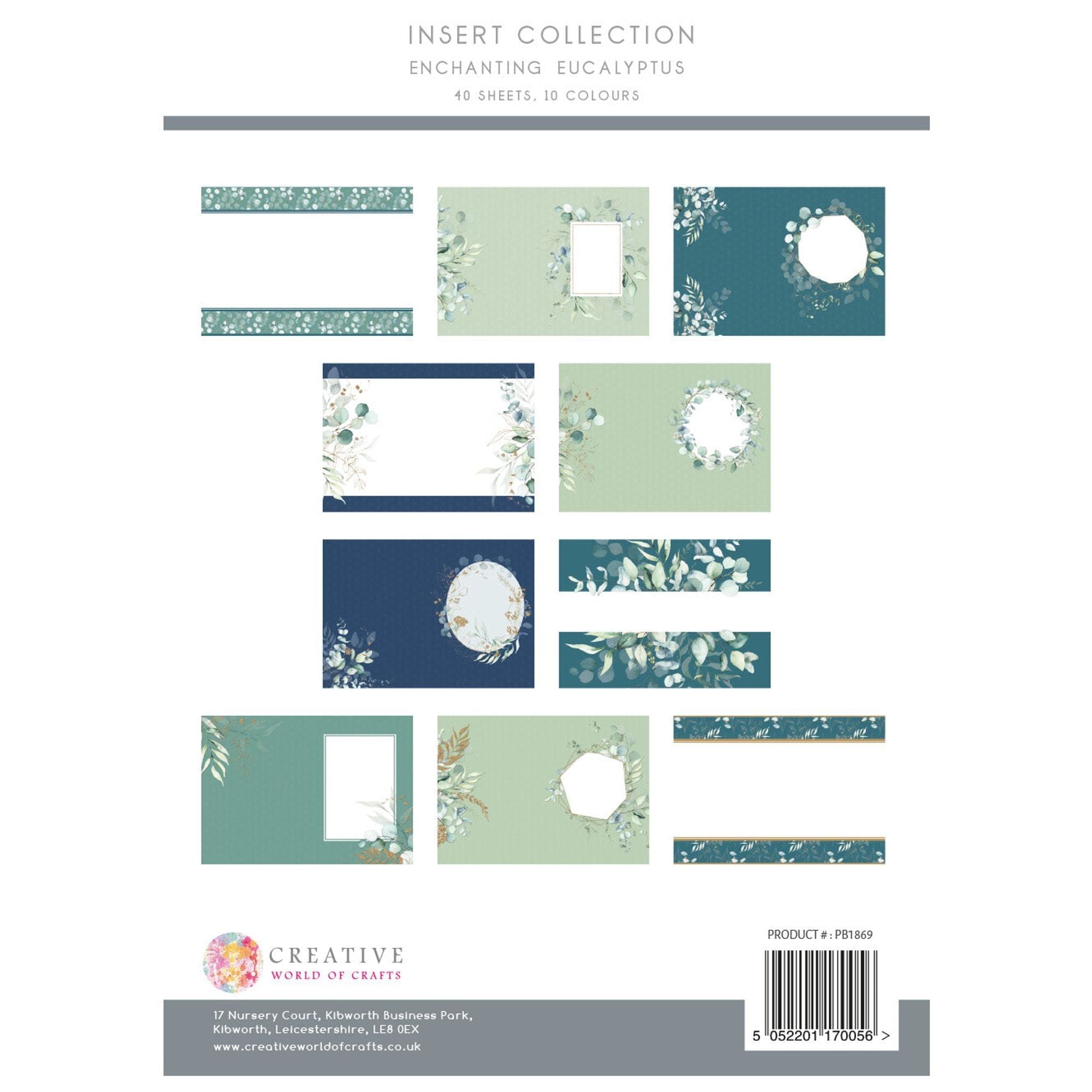 The Paper Boutique Enchanting Eucalyptus Insert Collection
