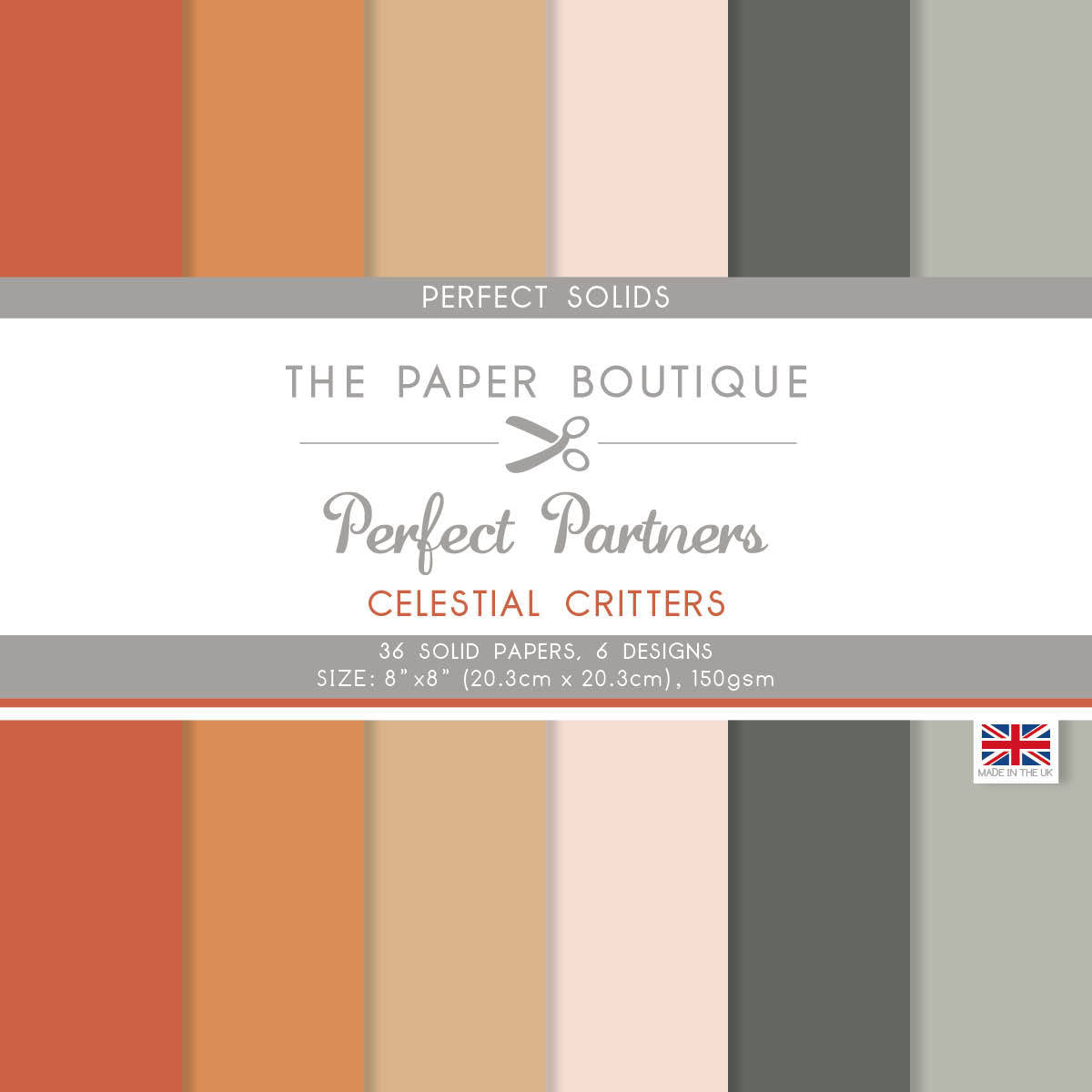 The Paper Boutique Perfect Partners - Celestial Critters 8 in x 8 in Colours