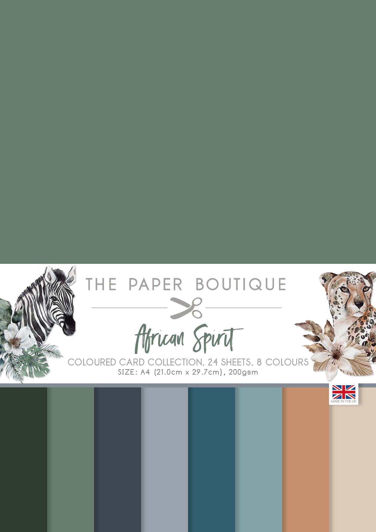 The Paper Boutique African Spirit Colour Card Collection