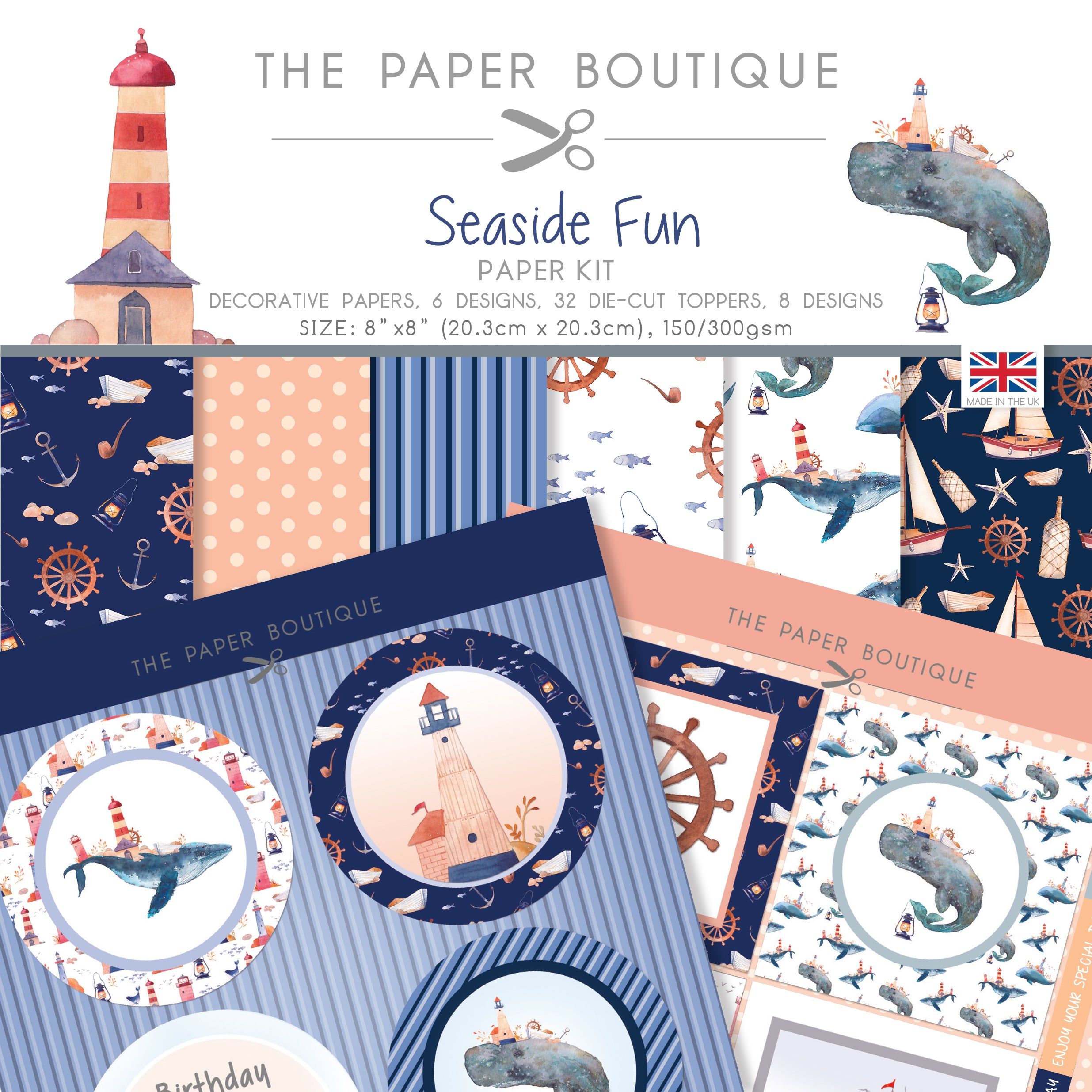 The Paper Boutique Seaside Fun Paper Kit