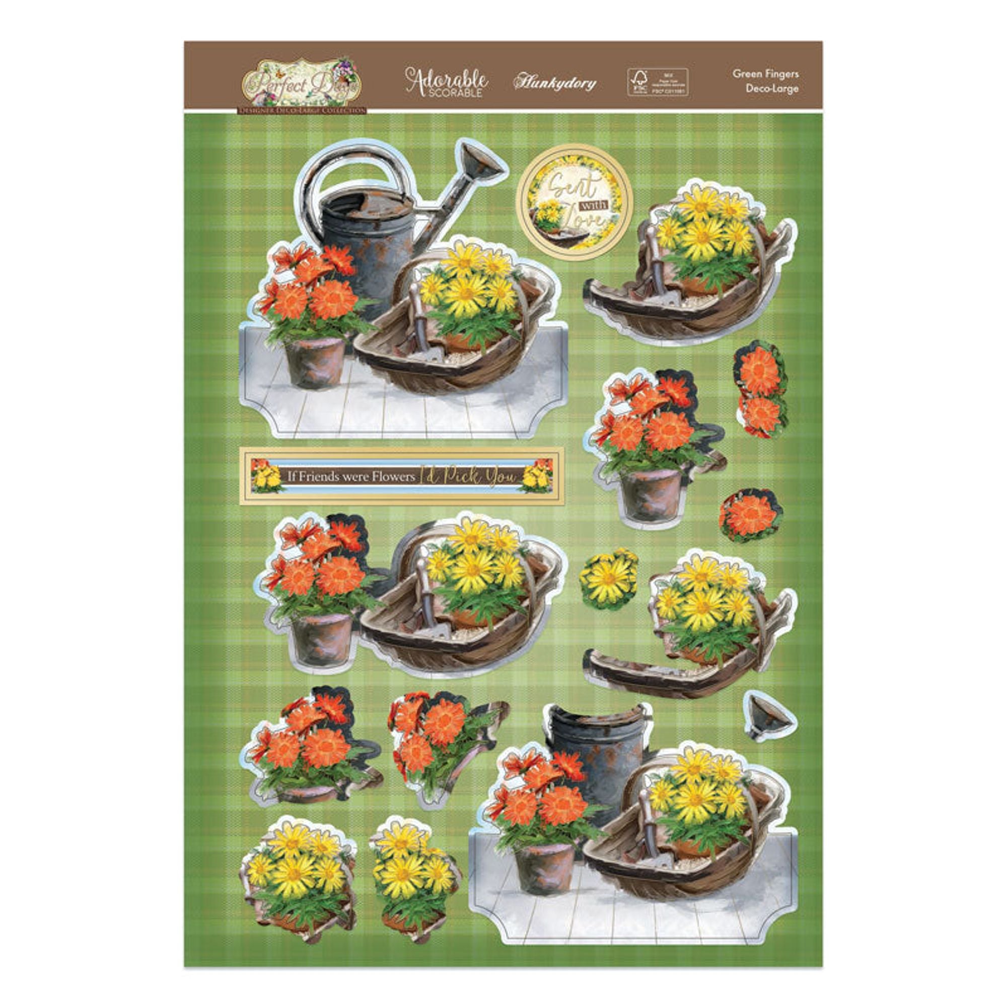 Perfect Days Deco-Large Set - Green Fingers