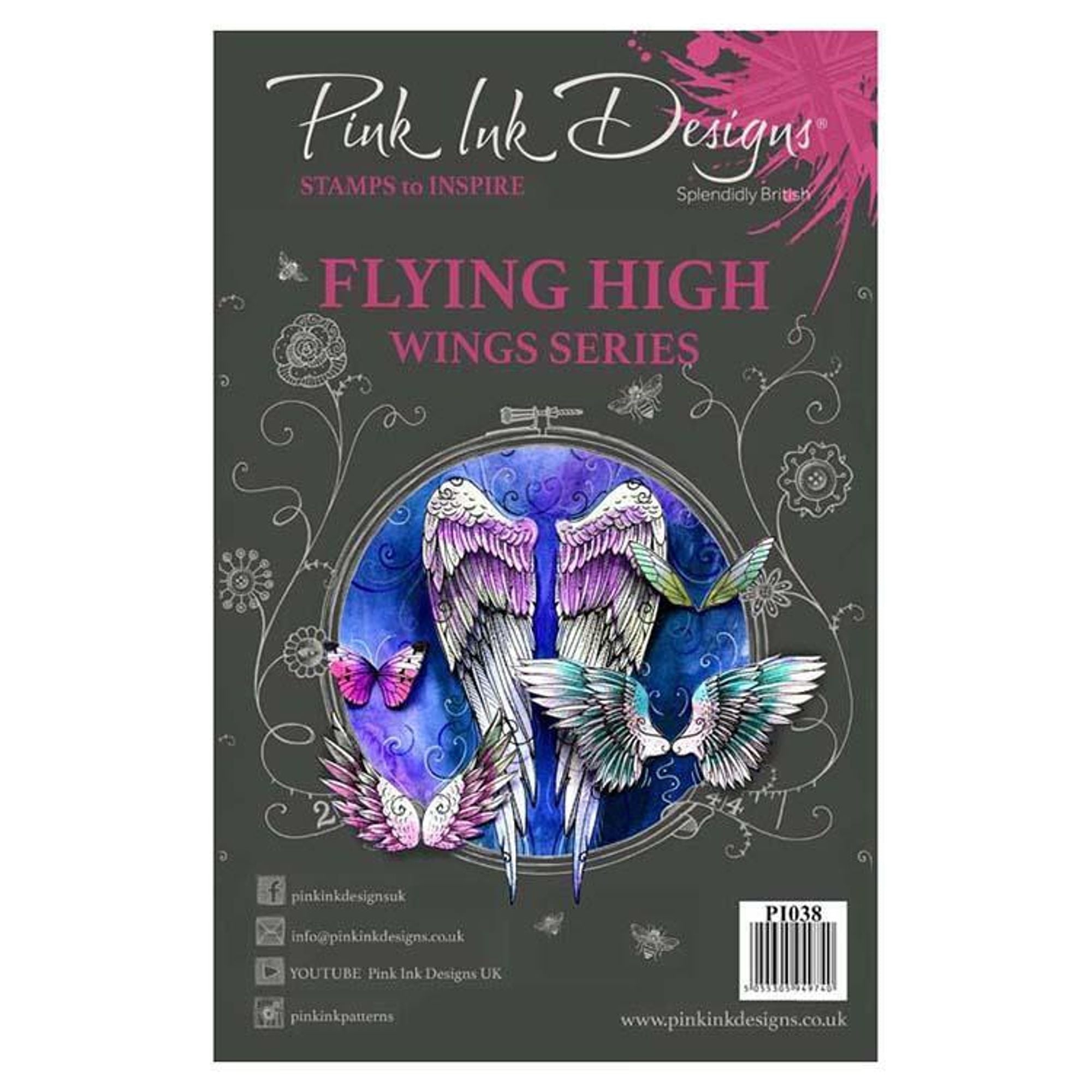 Pink Ink Designs Clear Stamp Flying High