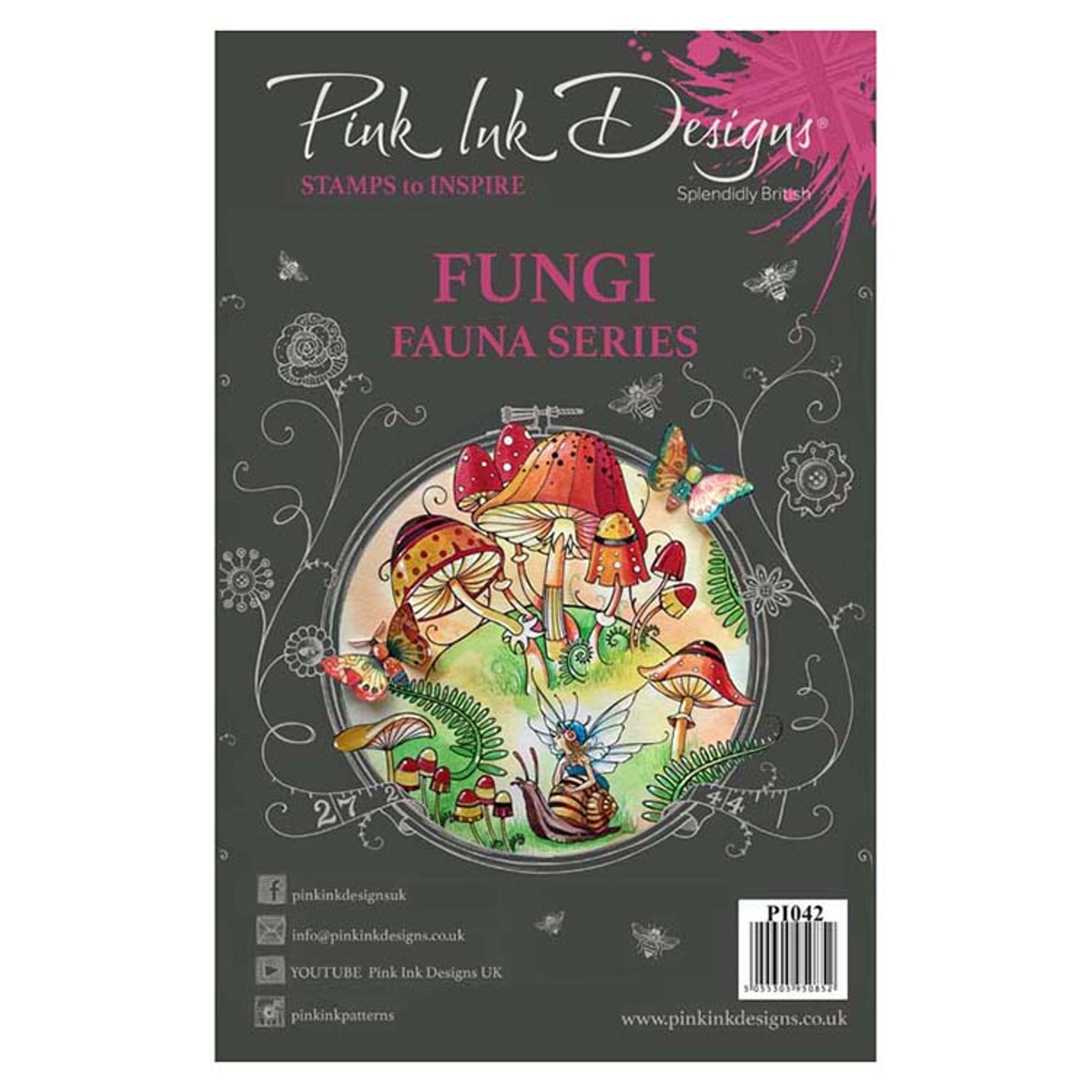 Pink Ink Designs Clear Stamp Fungi