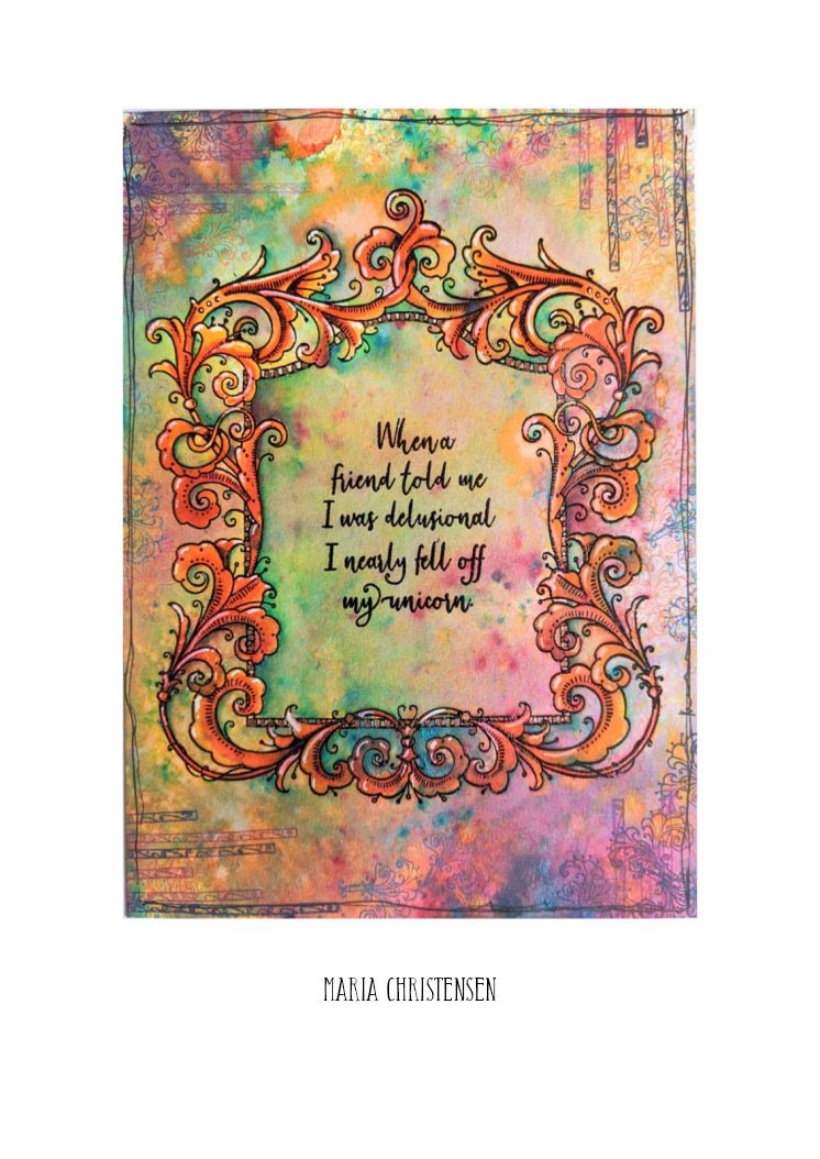 Boudoir A5 Clear Stamp Set