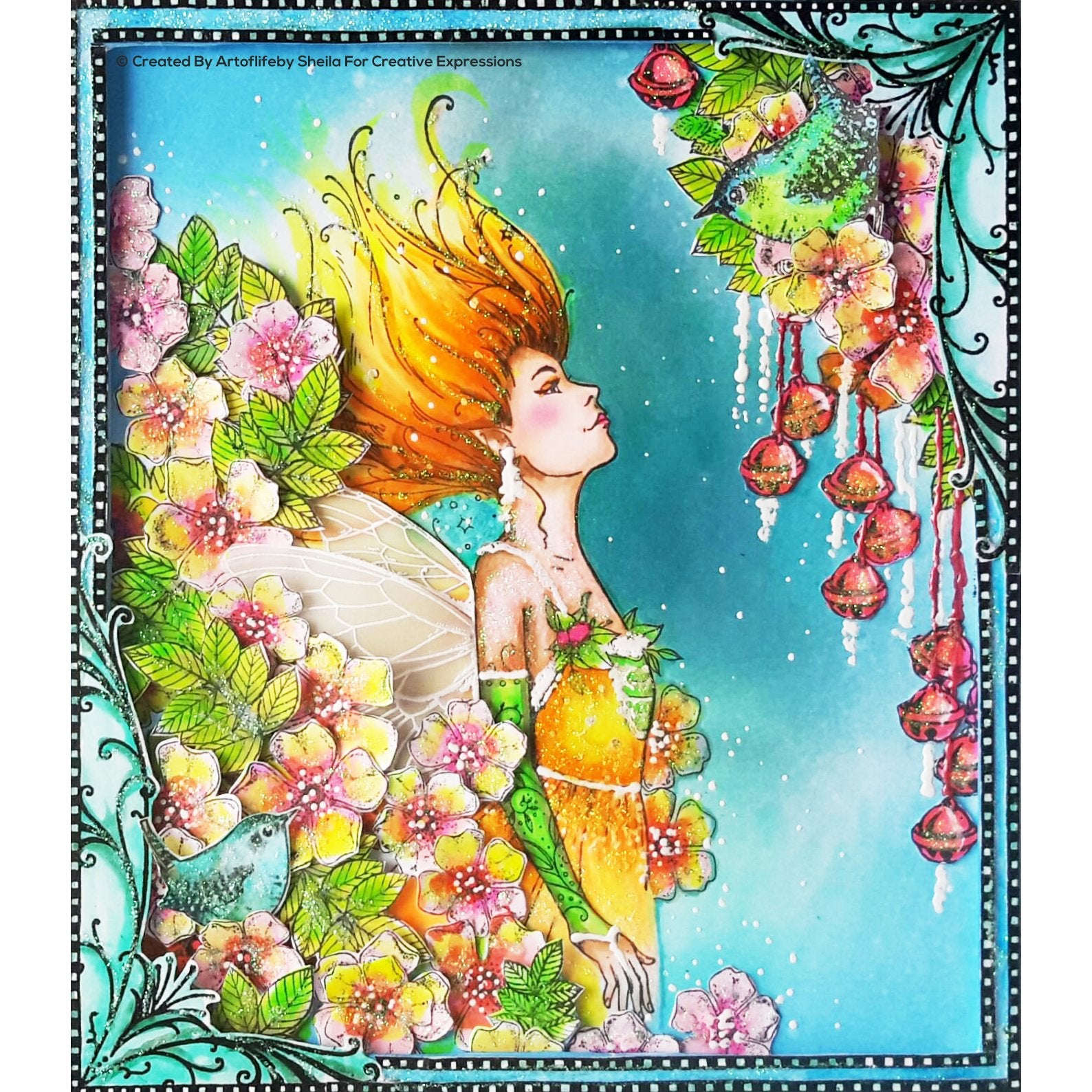 Rosehip A5 Clear Stamp Set