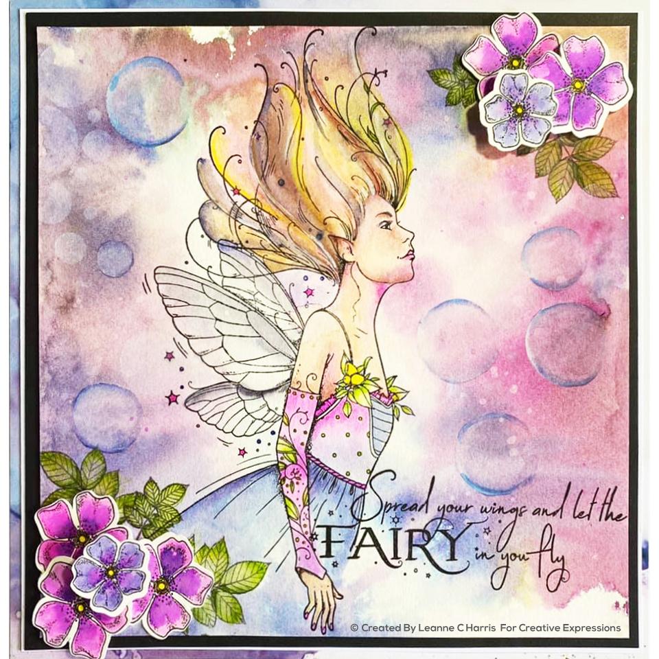 Rosehip A5 Clear Stamp Set