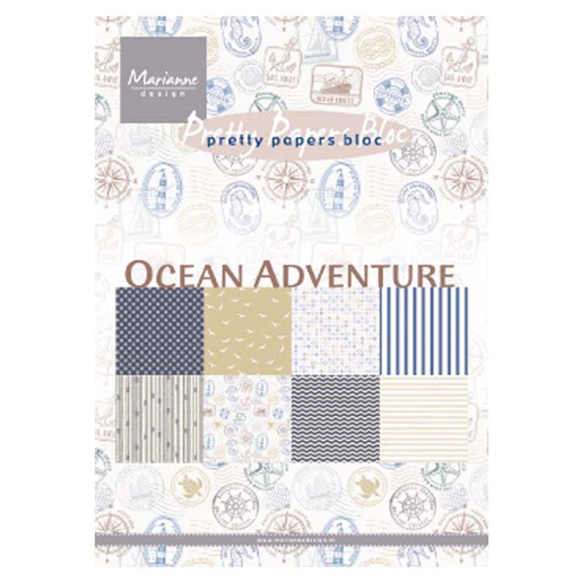 Marianne Design A5 Pretty Paper Bloc Ocean Adventure