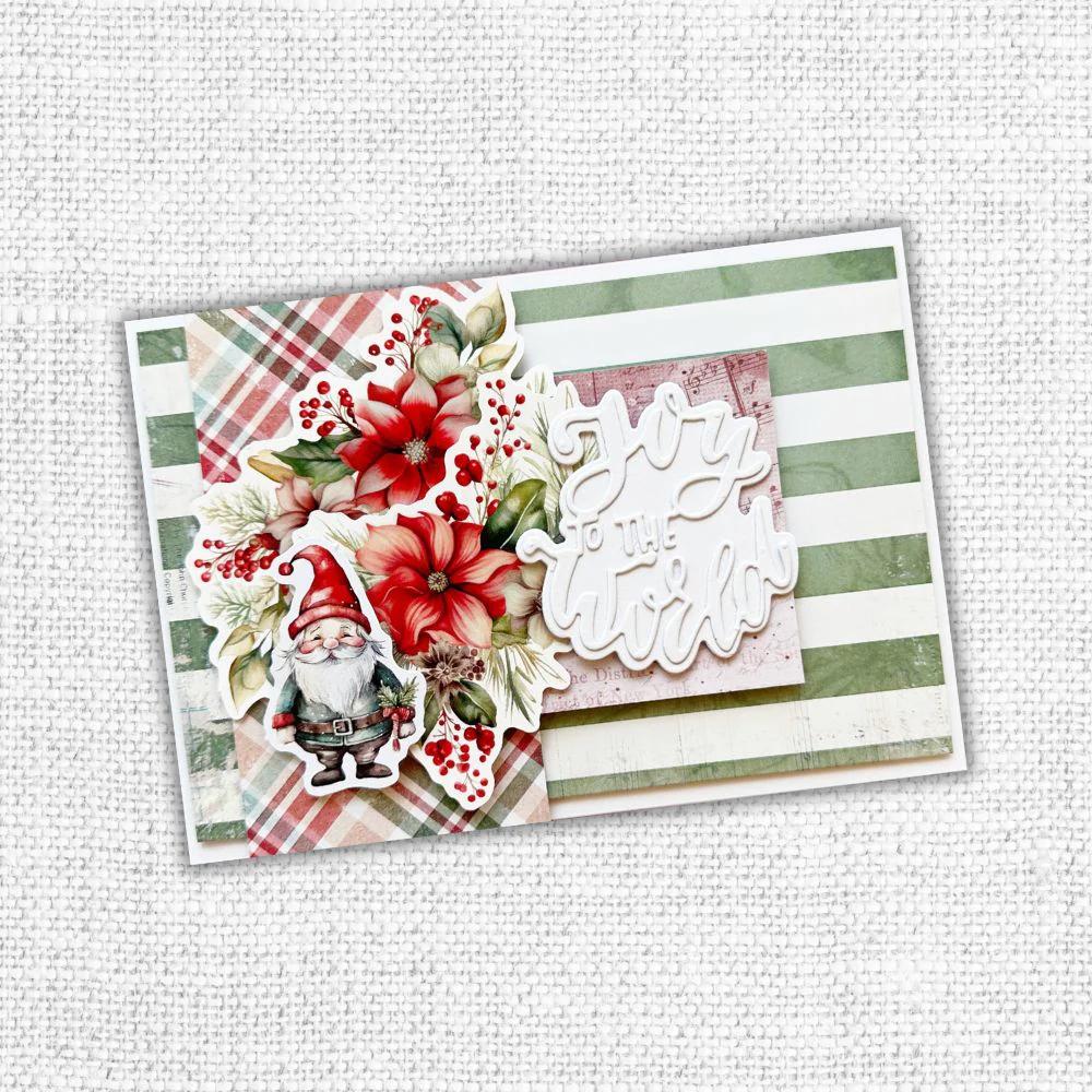 Joy To The World Layered Script Metal Cutting Die 30222