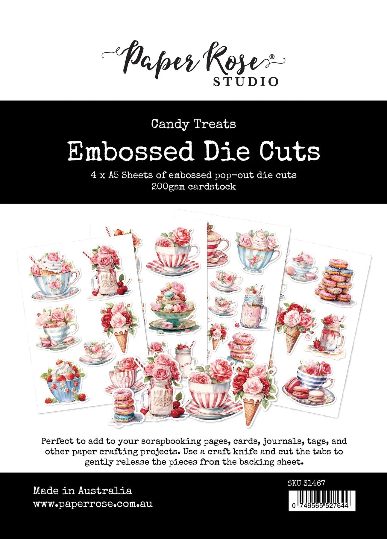 Candy Treats Embossed Die Cuts 31467