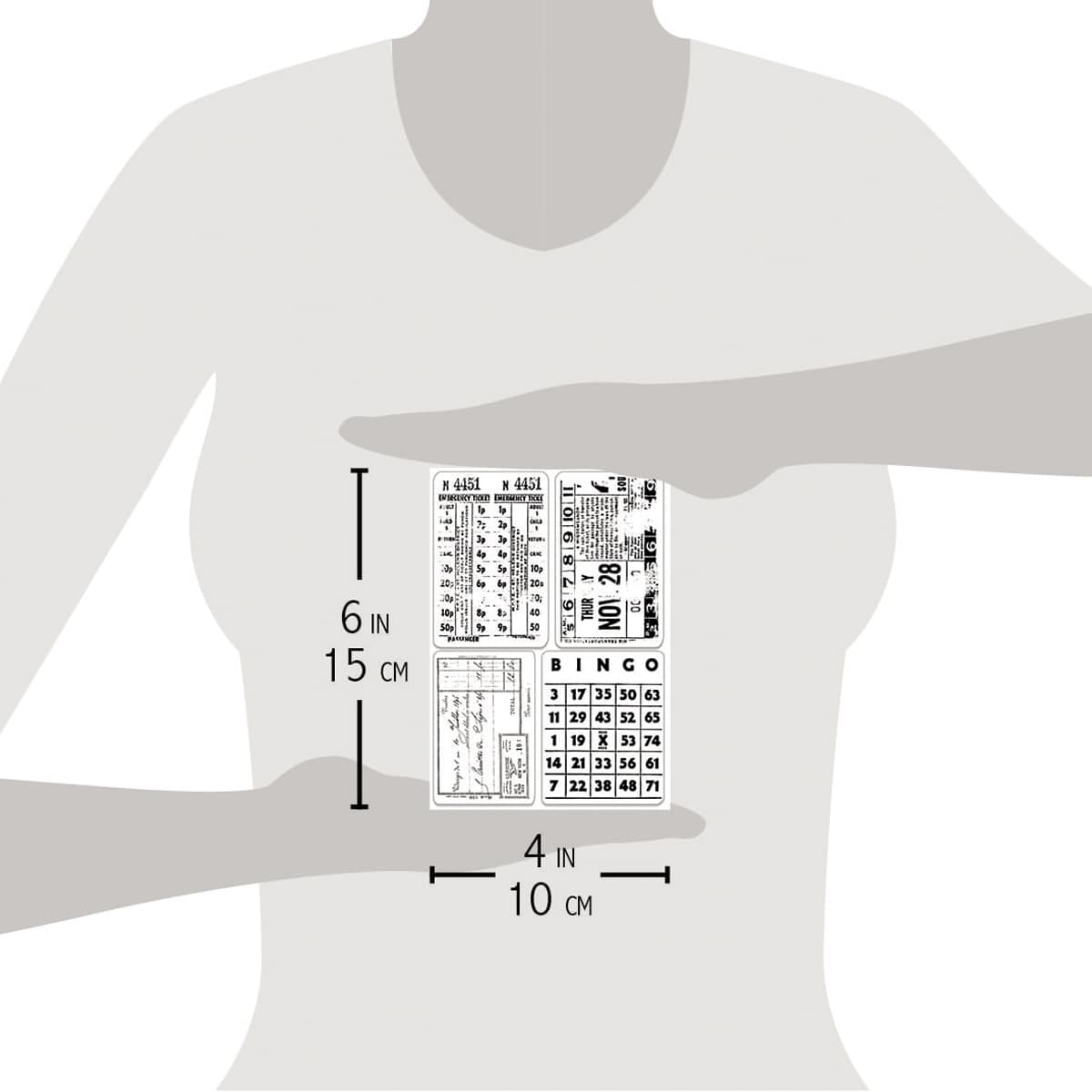 Ciao Bella Clear Stamp Set 4"x6" Home for the Holidays