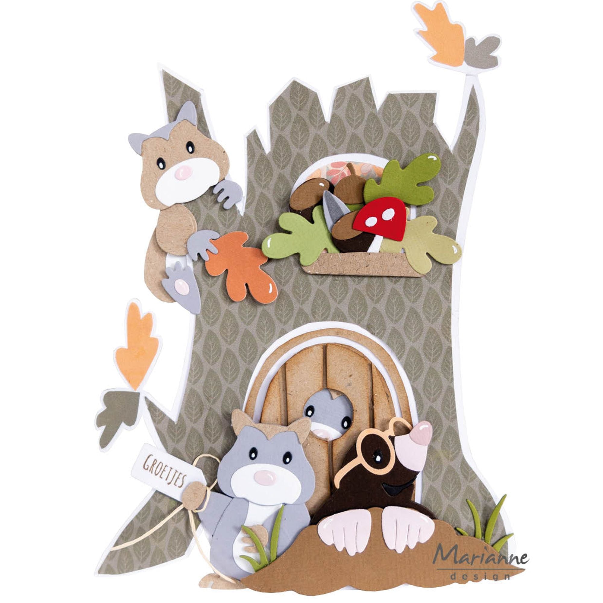 Craft Stencil Treehouse By Marleen