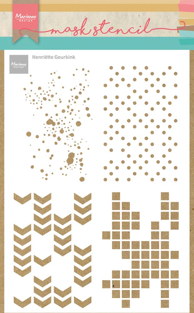 Marianne Design Mask Stencil - Henriëtte's Background