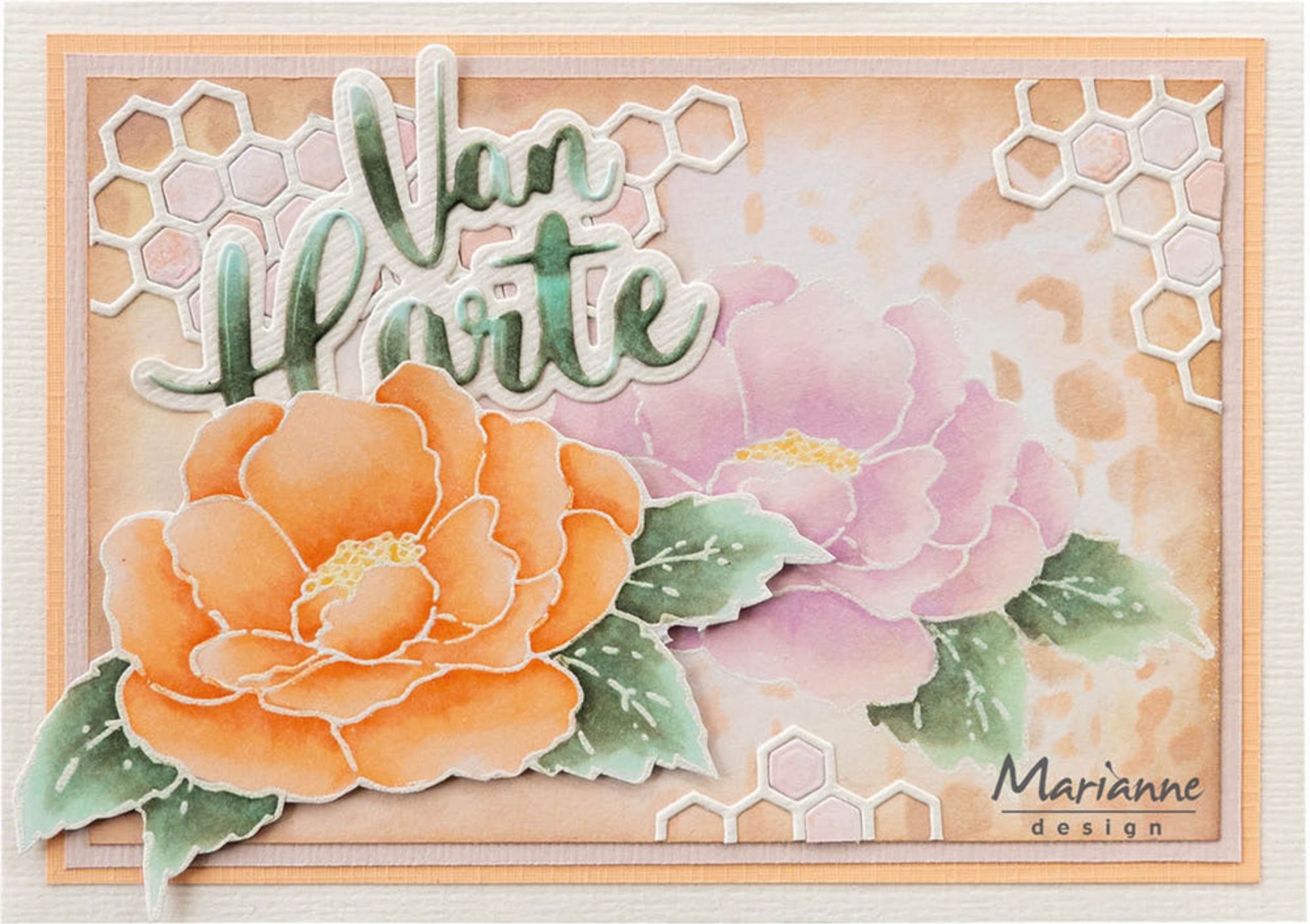 Marianne Design Mask Stencil - Tiny's Honeycomb