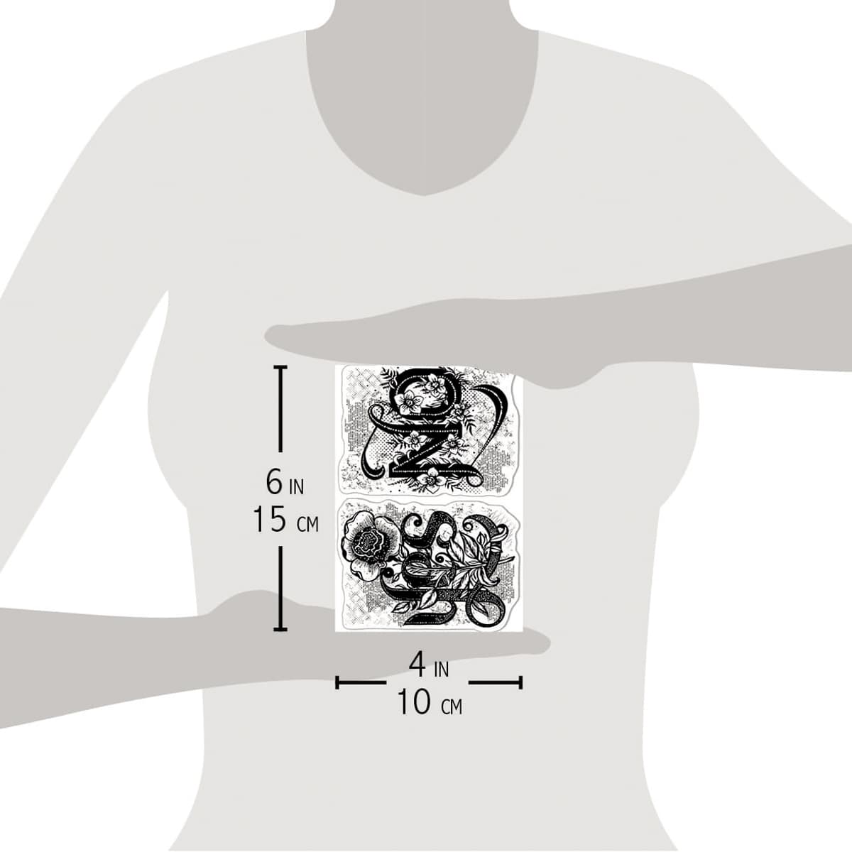 Ciao Bella Clear Stamp Set 4"x6" Yes No