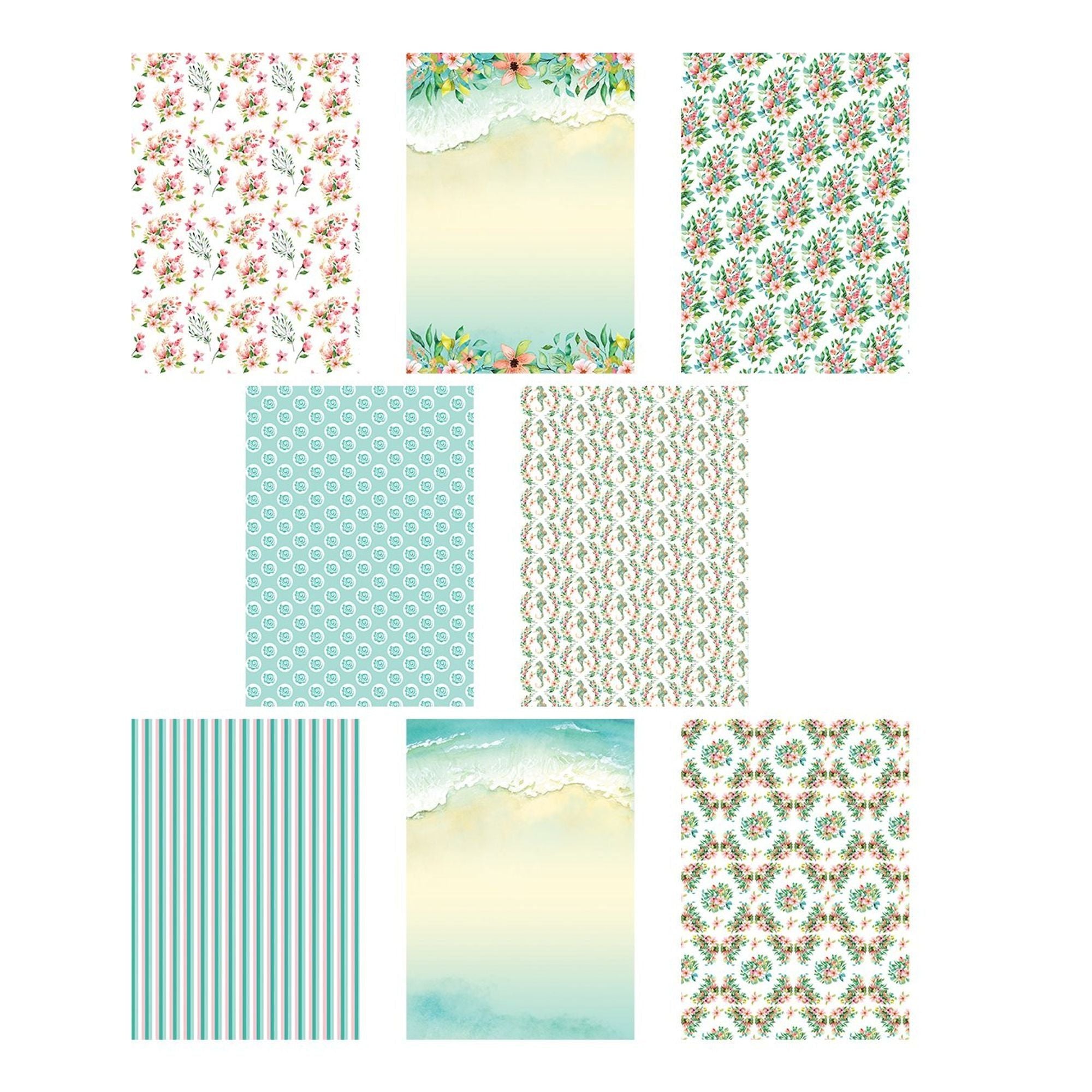 The Paper Tree Summer Shores A4 Decorative Papers