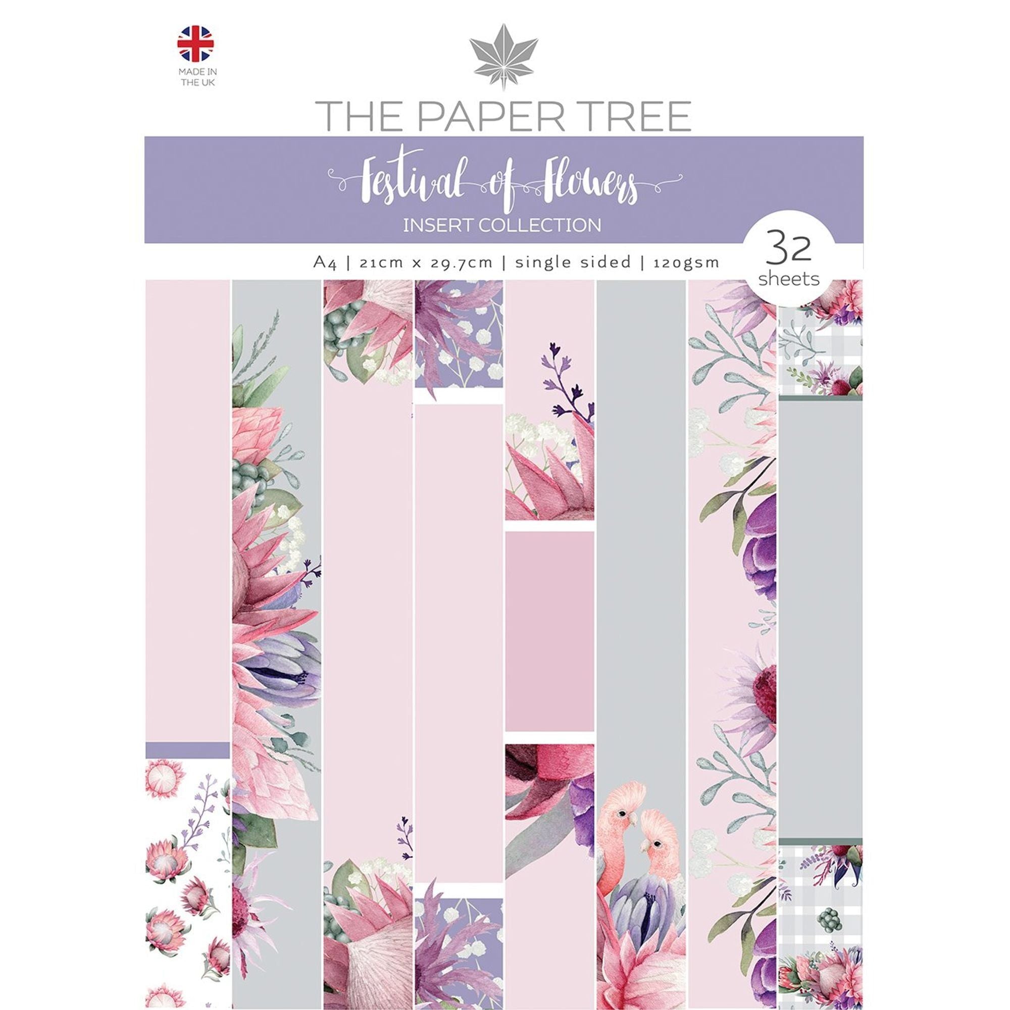 The Paper Tree A Festival of Flowers A4 Insert Collection