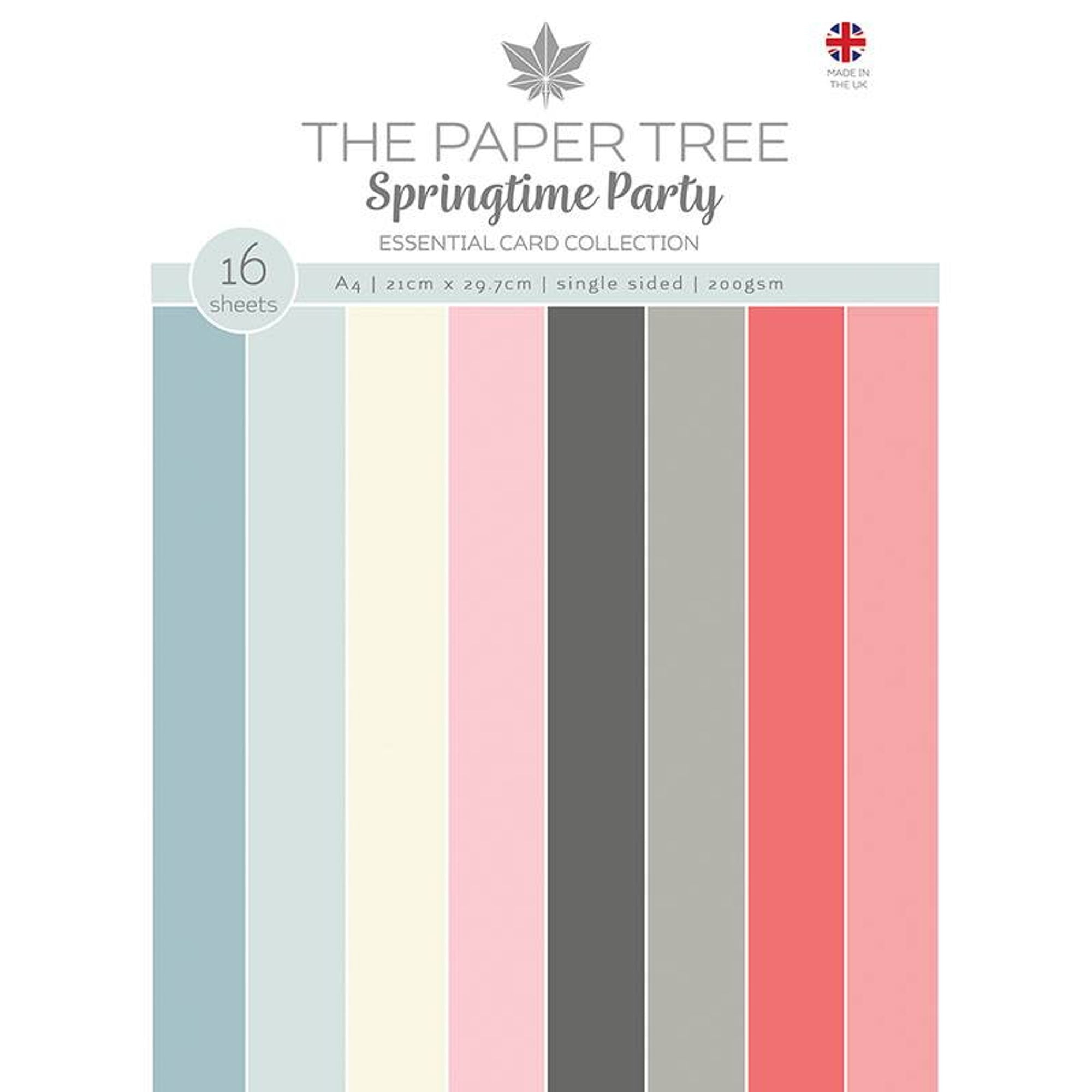 The Paper Tree Springtime Party A4 Essential Colour Card