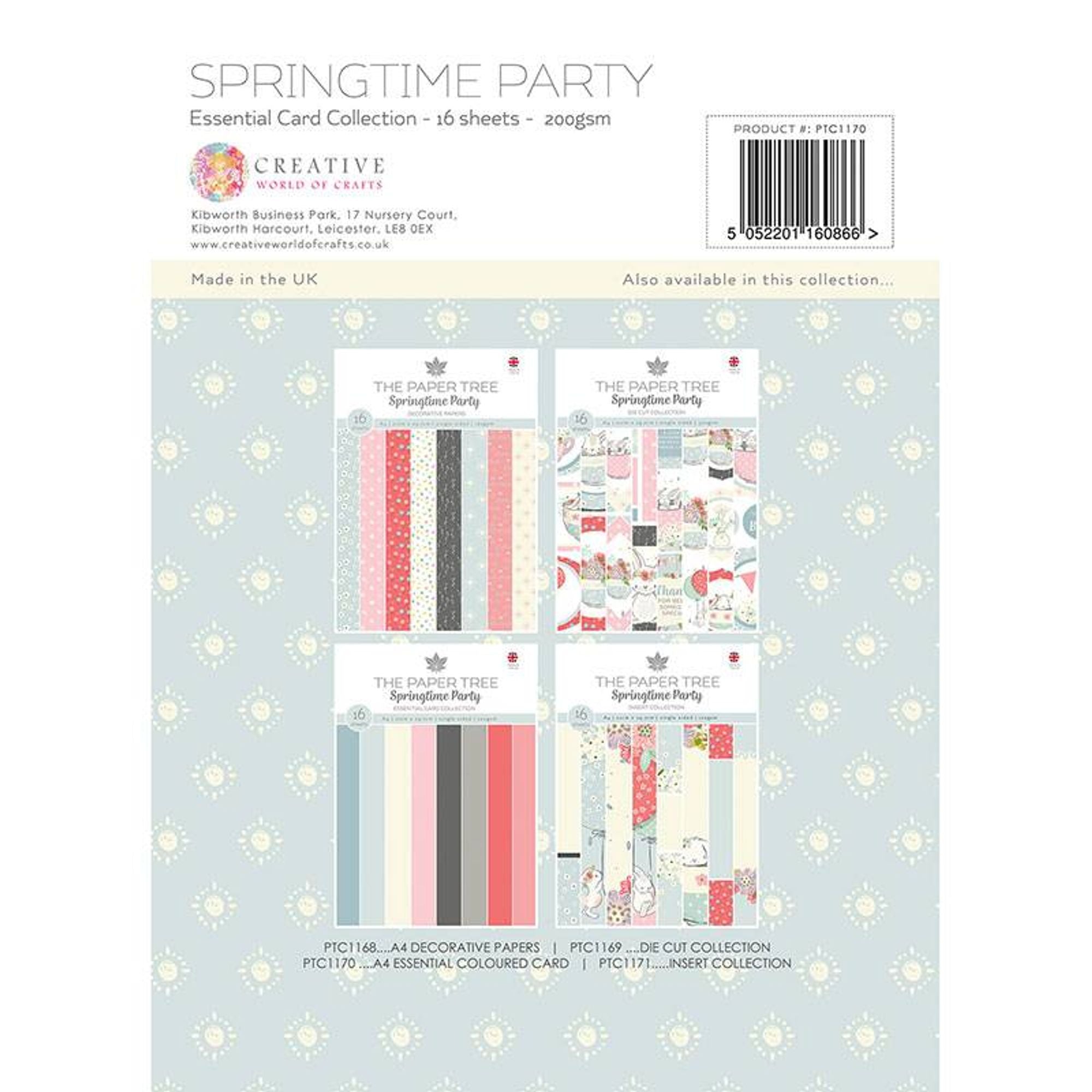 The Paper Tree Springtime Party A4 Essential Colour Card