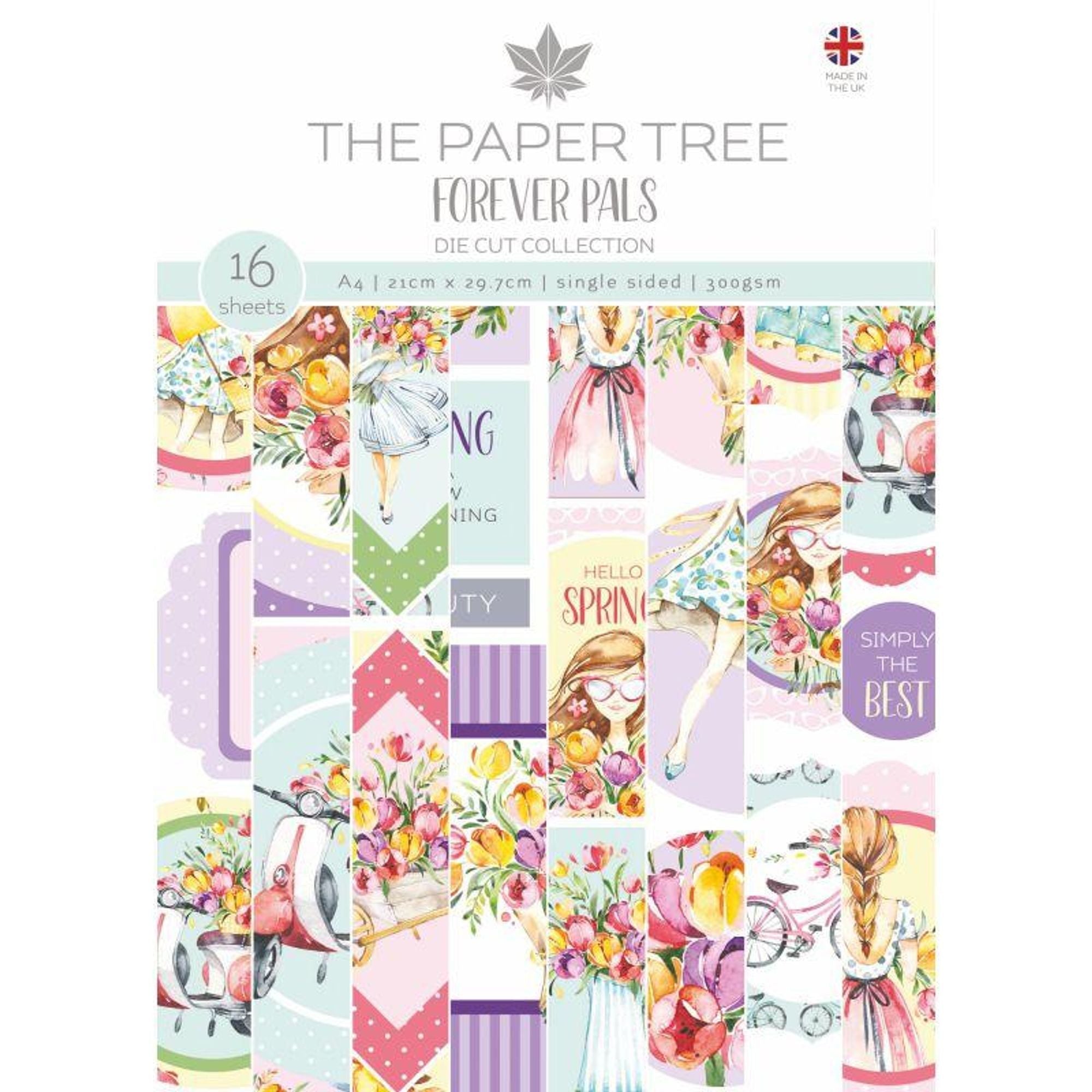 The Paper Tree Forever Pals A4 Die Cut sheets