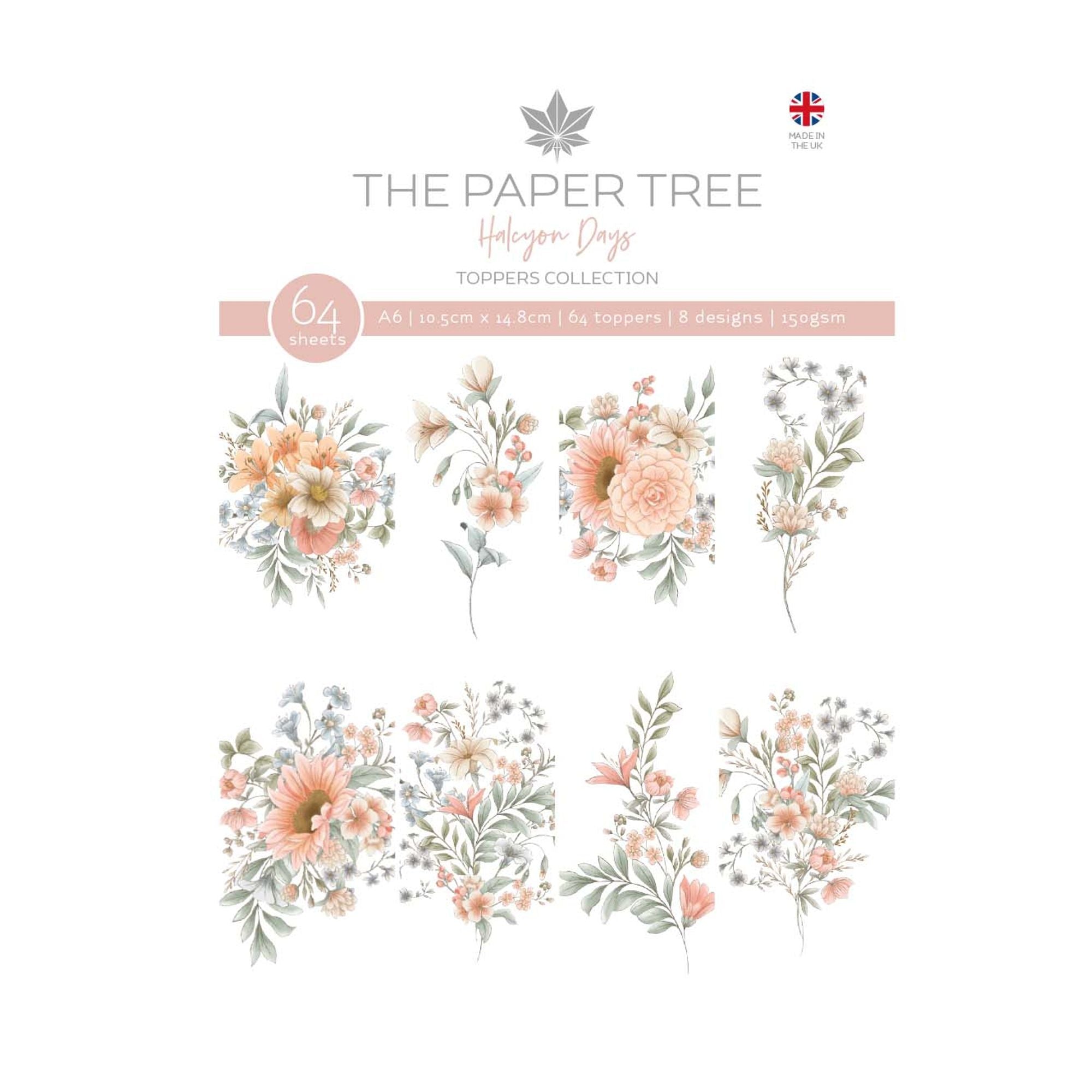 The Paper Tree Halcyon Days - A6 Topper Pad