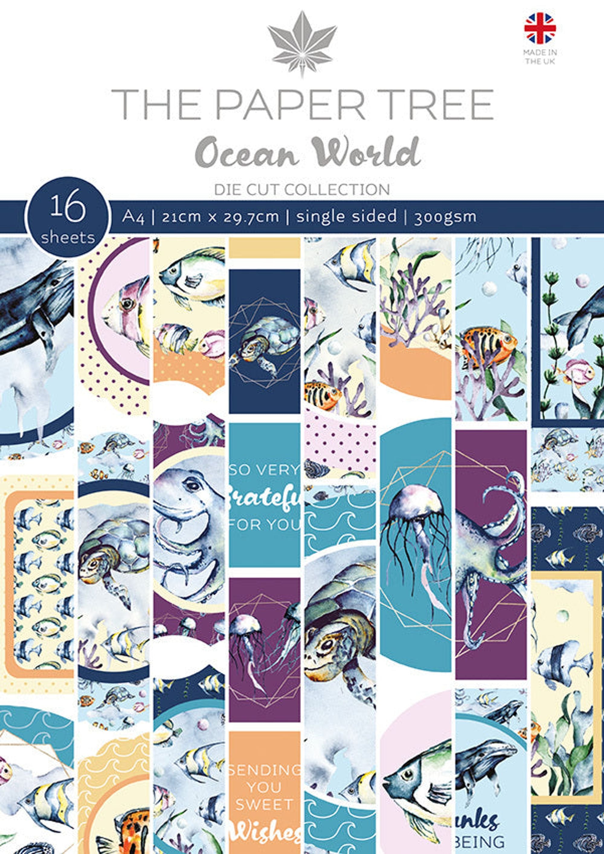 The Paper Tree Ocean World A4 Die Cut sheets