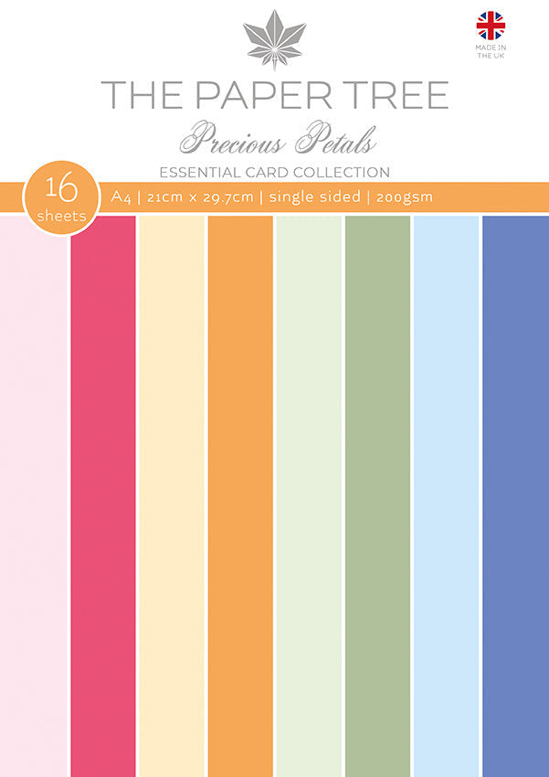 The Paper Tree Precious Petals A4 Essential Colour Card