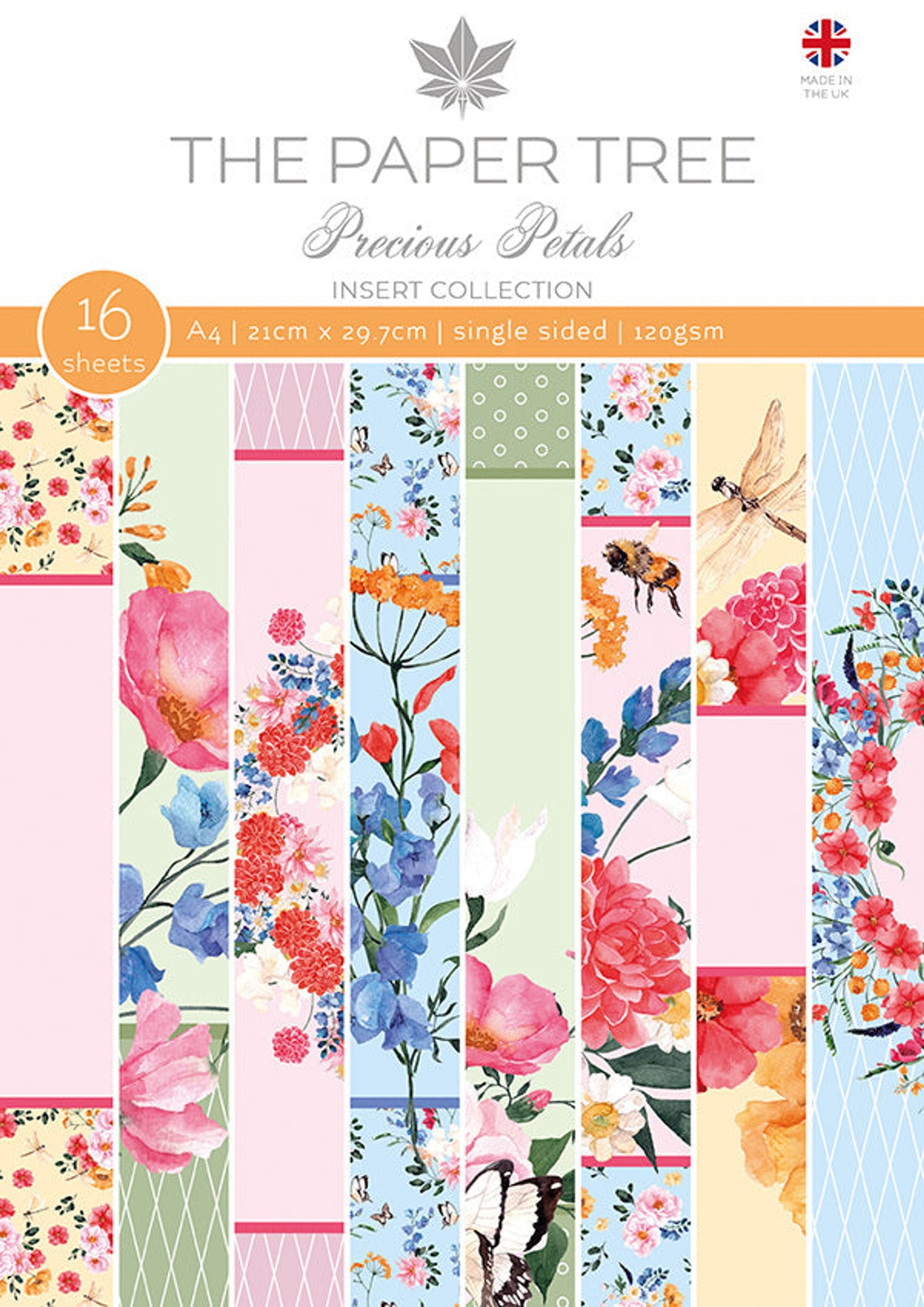 The Paper Tree Precious Petals A4 Insert Collection
