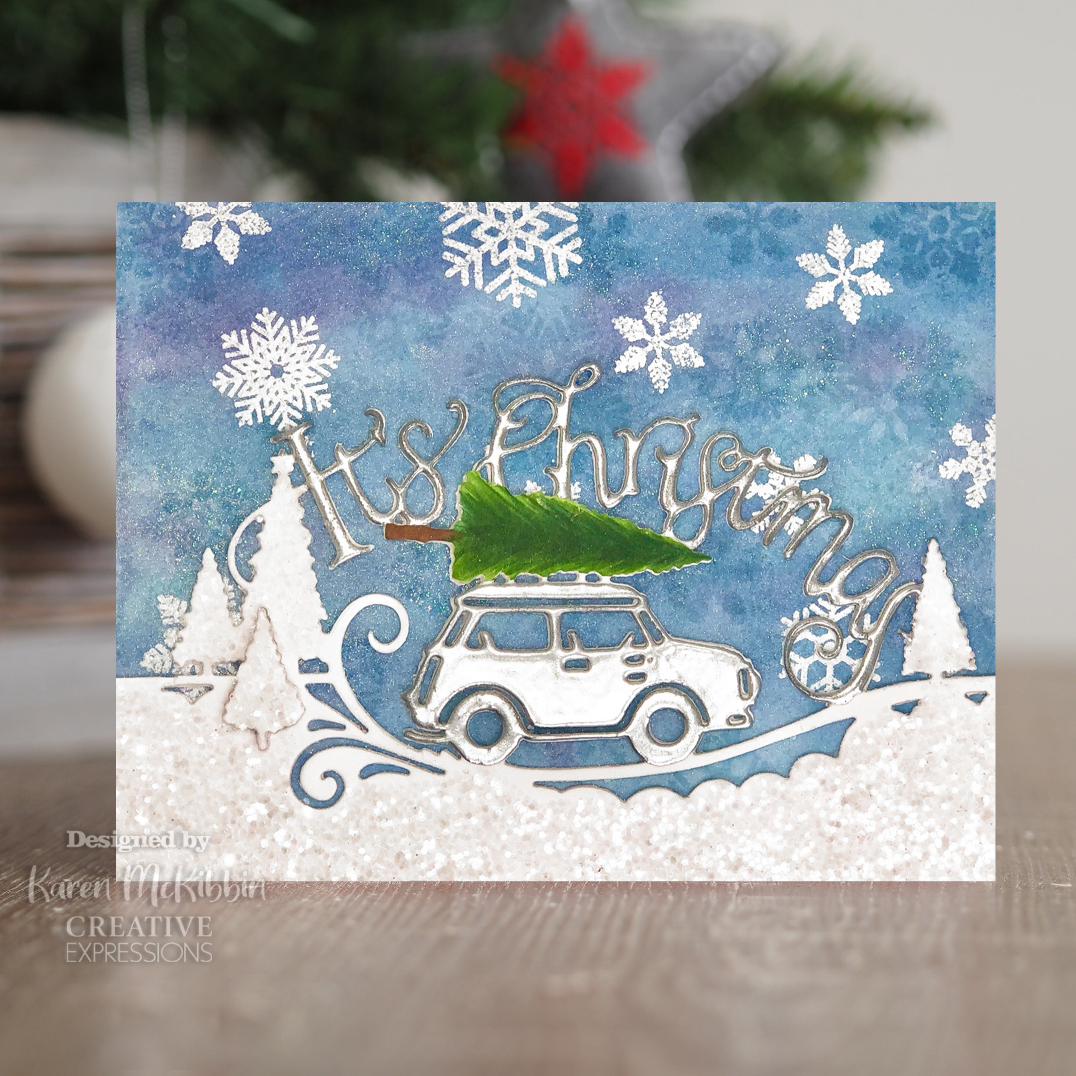 Creative Expressions Paper Cuts It's Christmas Edger Craft Die