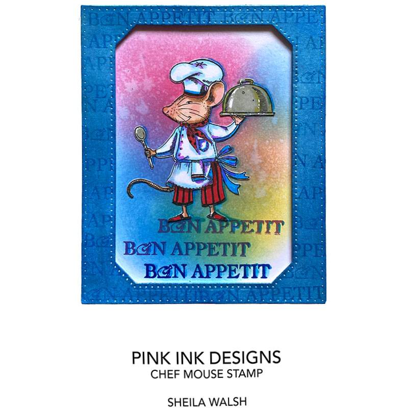 Pink Ink Designs Chef Mouse A7 Clear Stamp