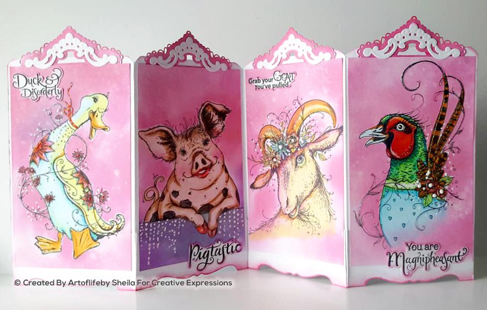 Magnipheasant A5 Clear Stamp Set