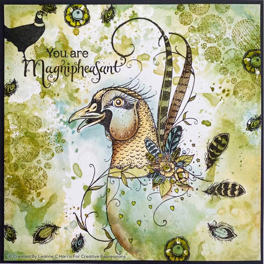 Magnipheasant A5 Clear Stamp Set