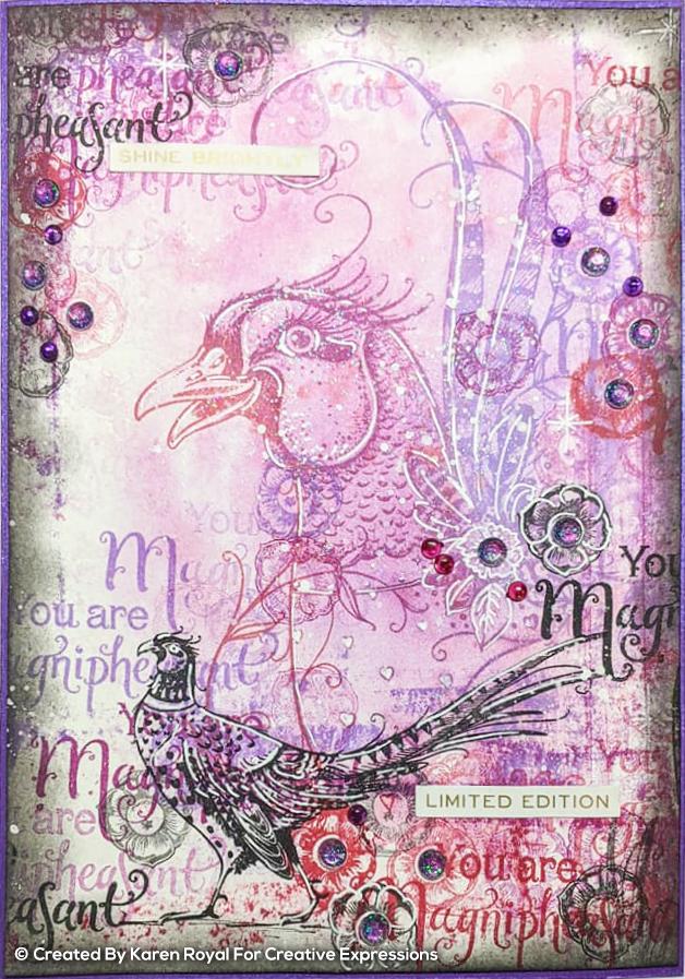 Magnipheasant A5 Clear Stamp Set