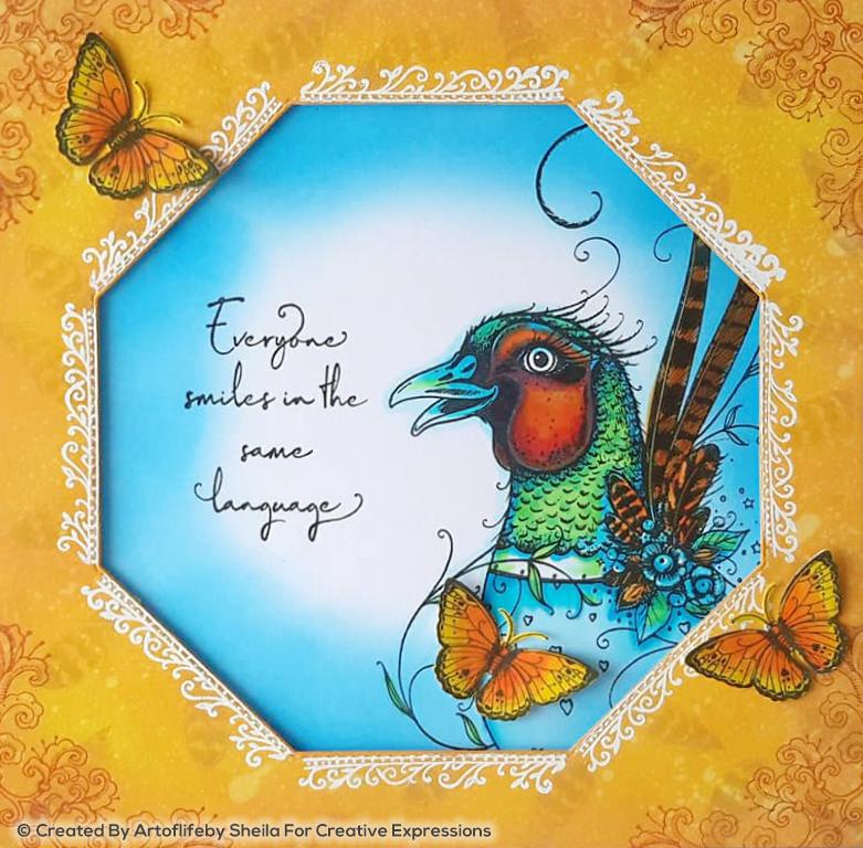 Magnipheasant A5 Clear Stamp Set