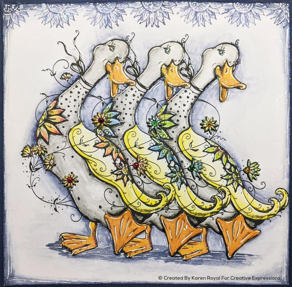 Nip & Duck A5 Clear Stamp Set