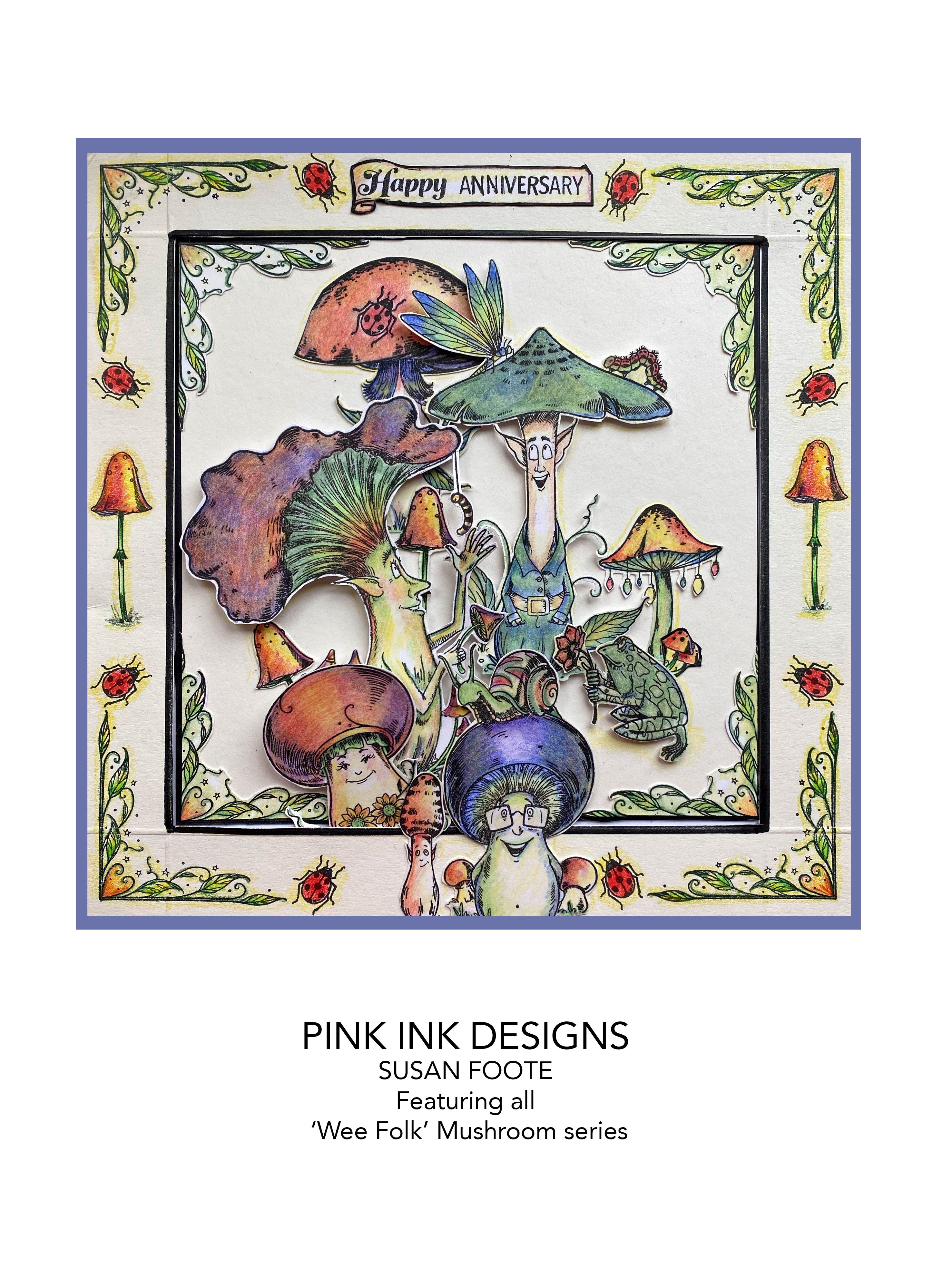Pink Ink Designs Toadally Amazing A6 Clear Stamp