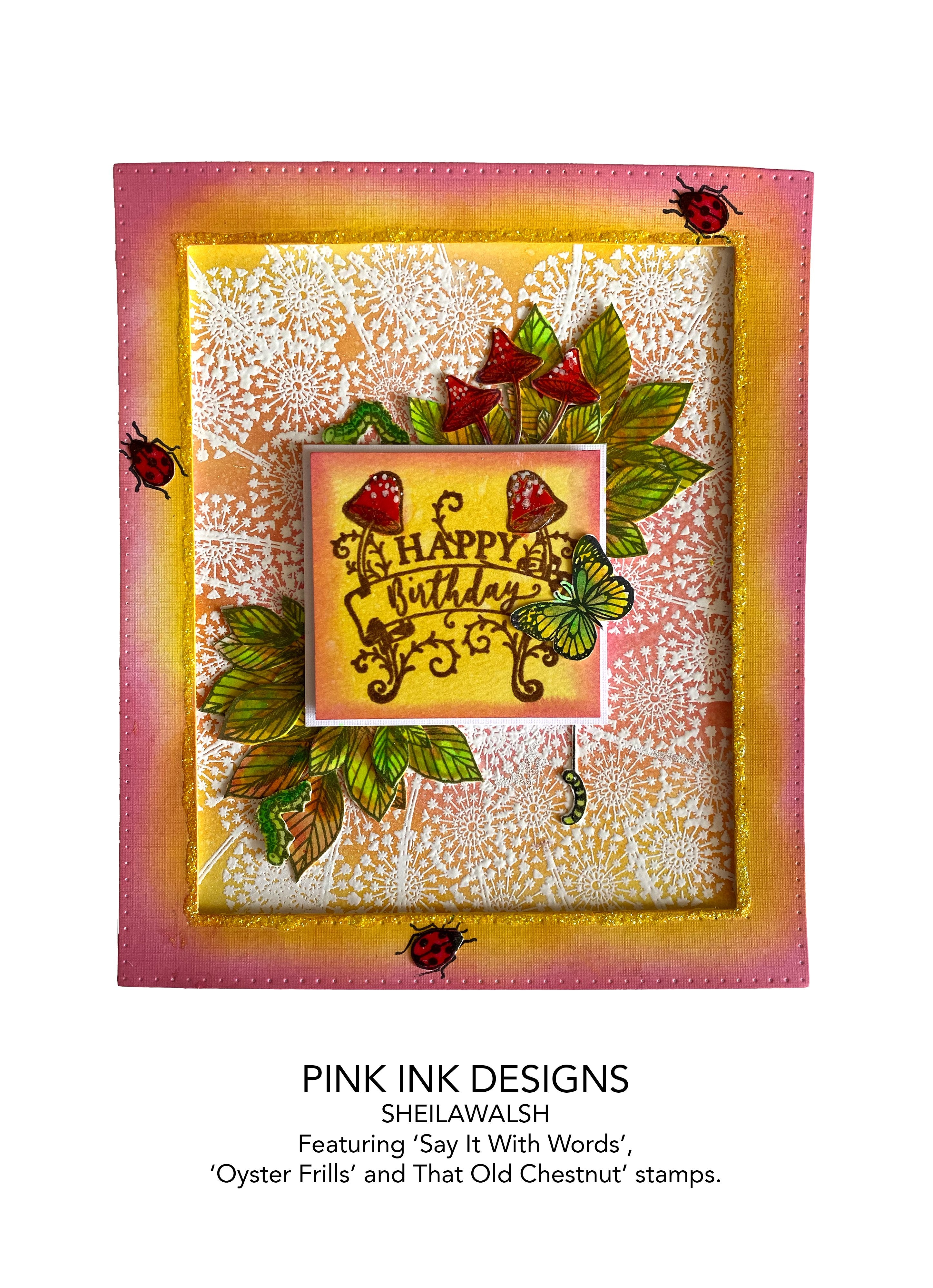 Pink Ink Designs Say It With Words A6 Clear Stamp
