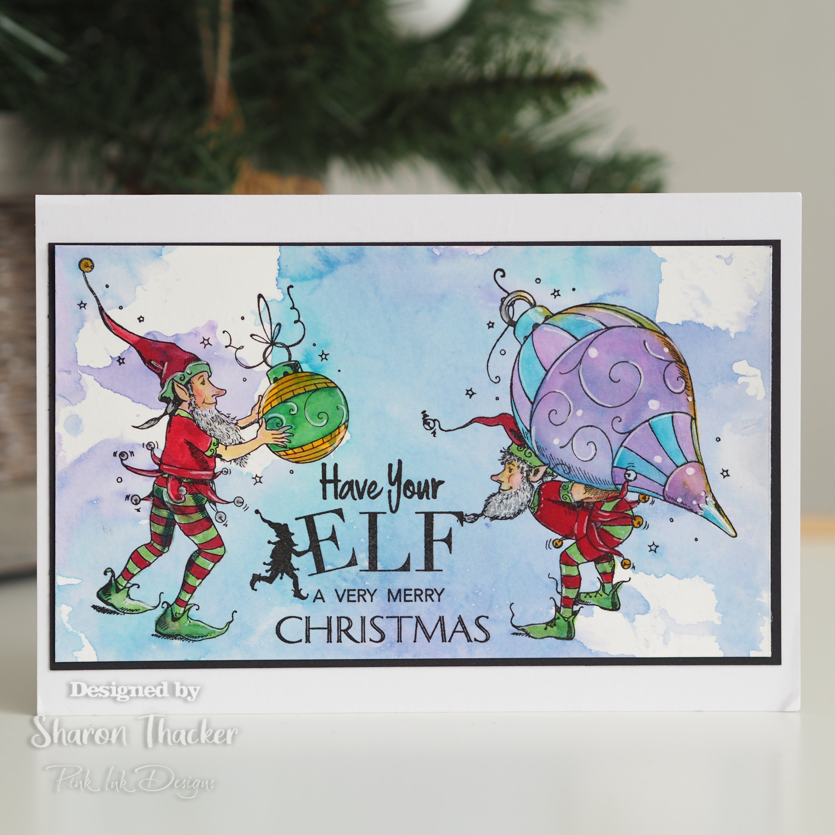 Pink Ink Designs Love Your Elf A5 Clear Stamp