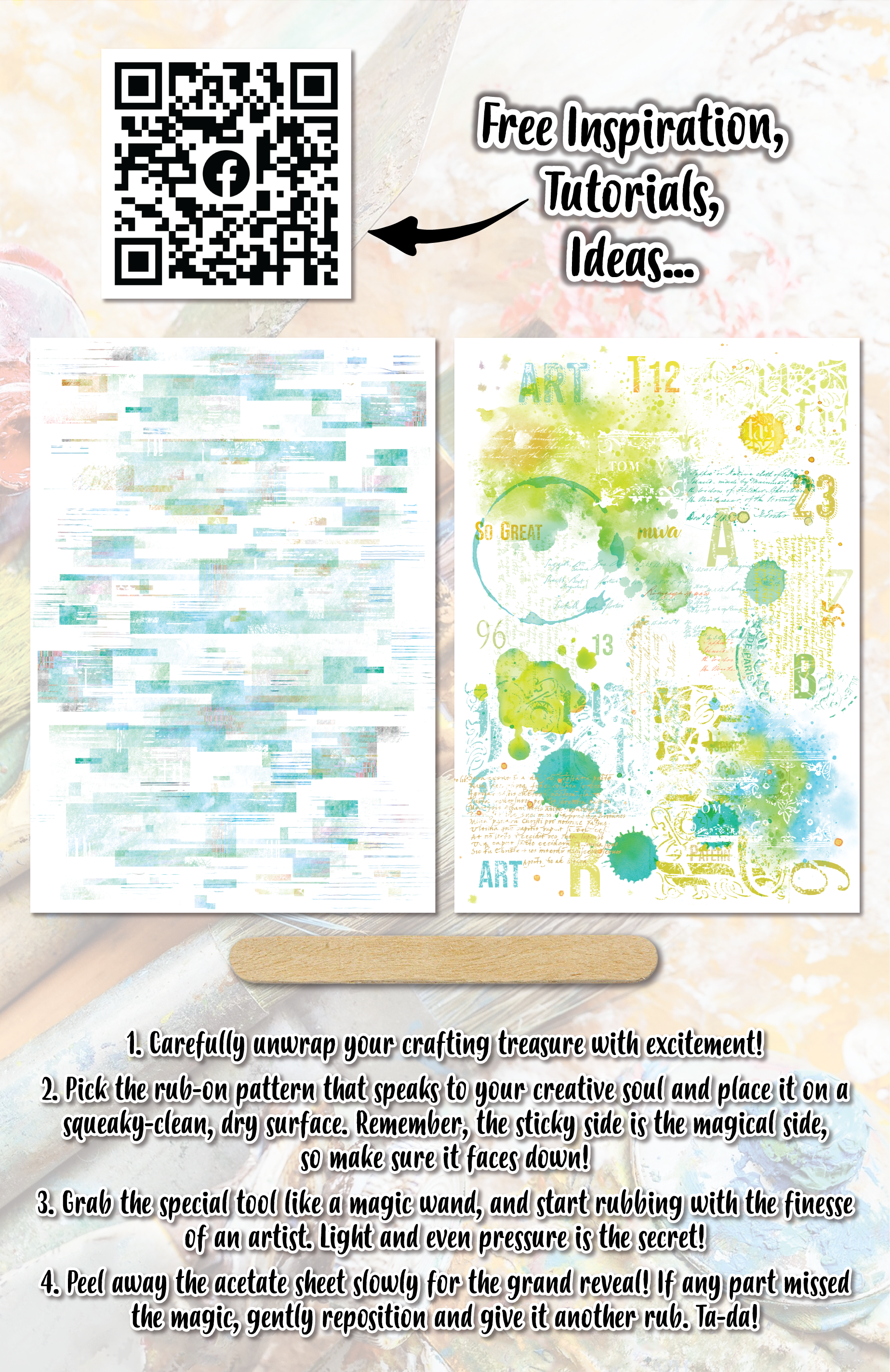 AALL and Create Rub-Ons - Greeny Meanies