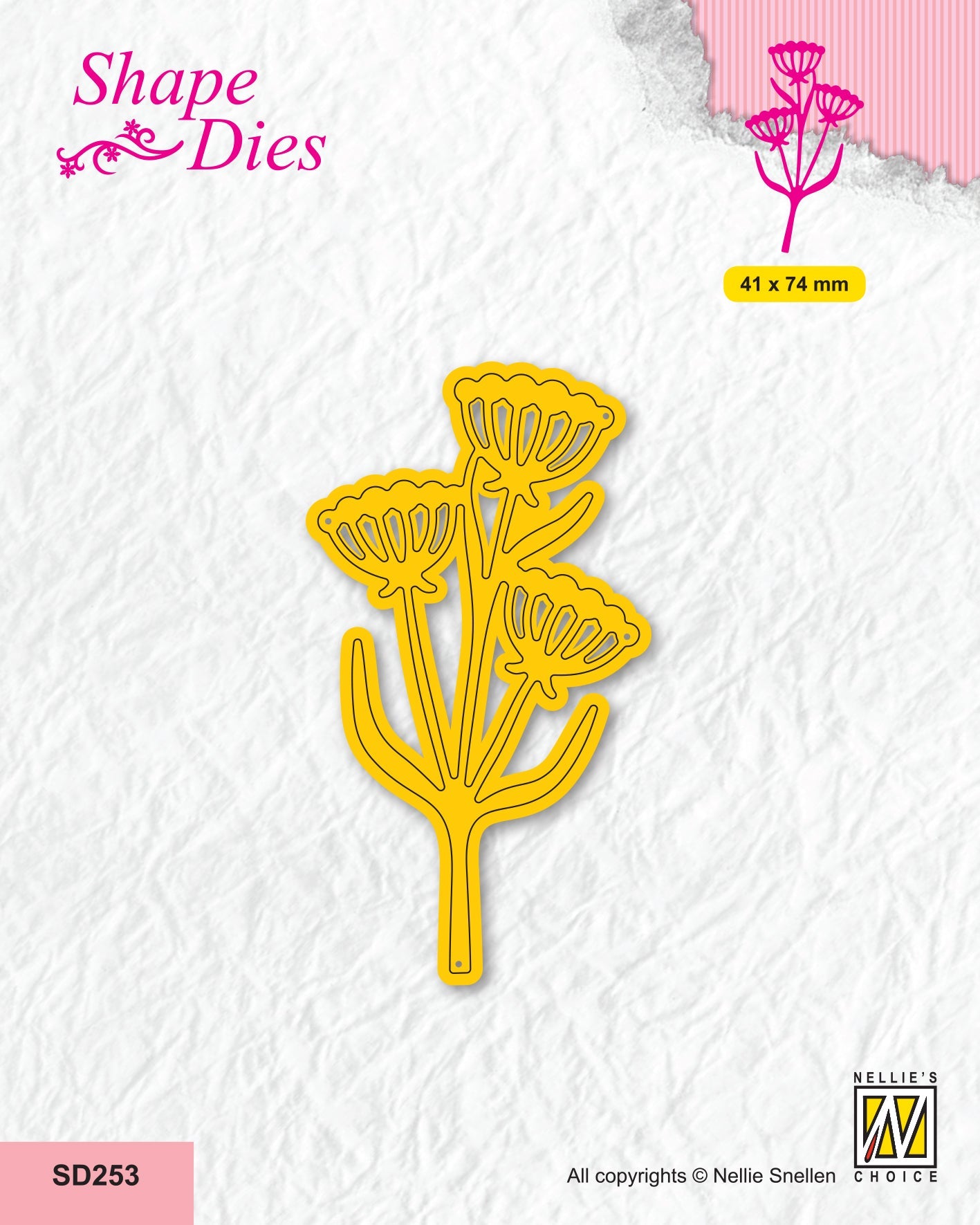 Nellie's Choice Shape Die - Garden - Umbellifers