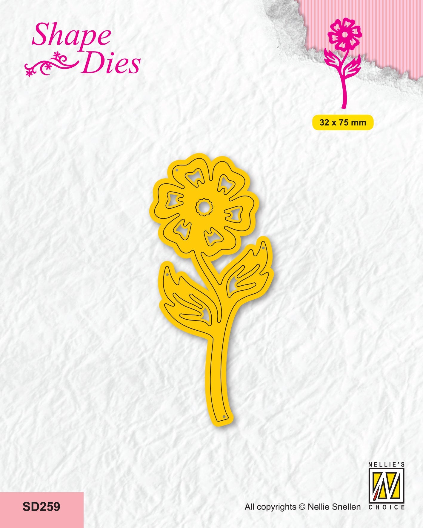 Nellie's Choice Shape Die - Garden - Garden Flower