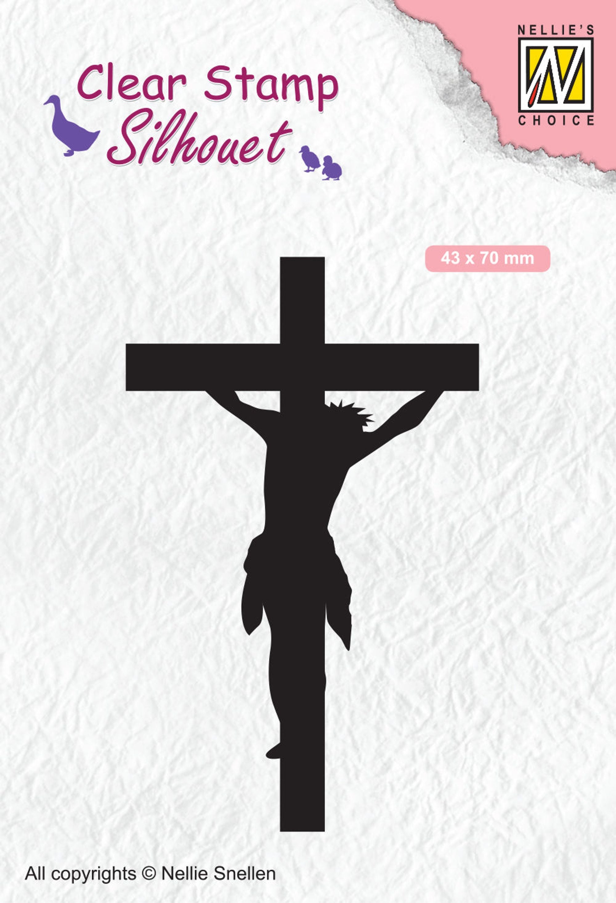 Clear Stamp Silhouette Cross