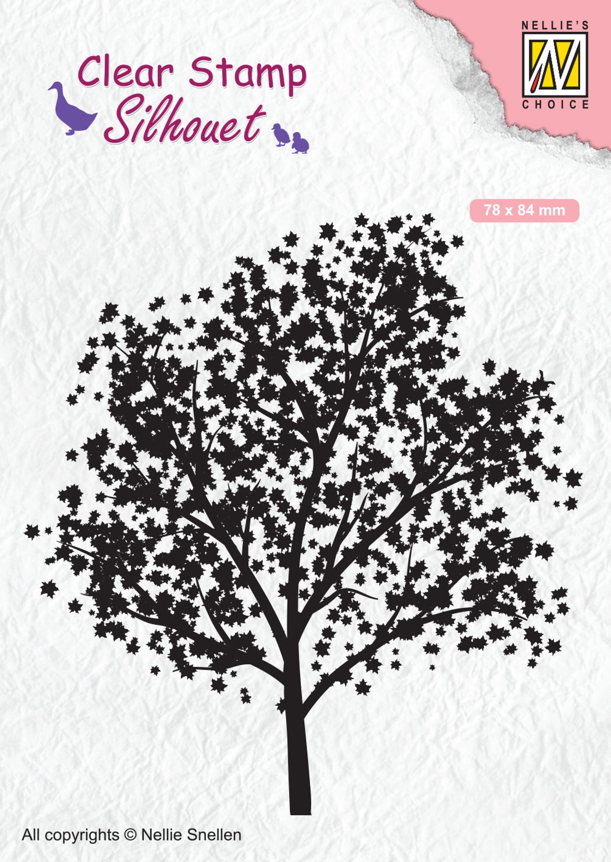 Clear Stamp Silhouette Tree