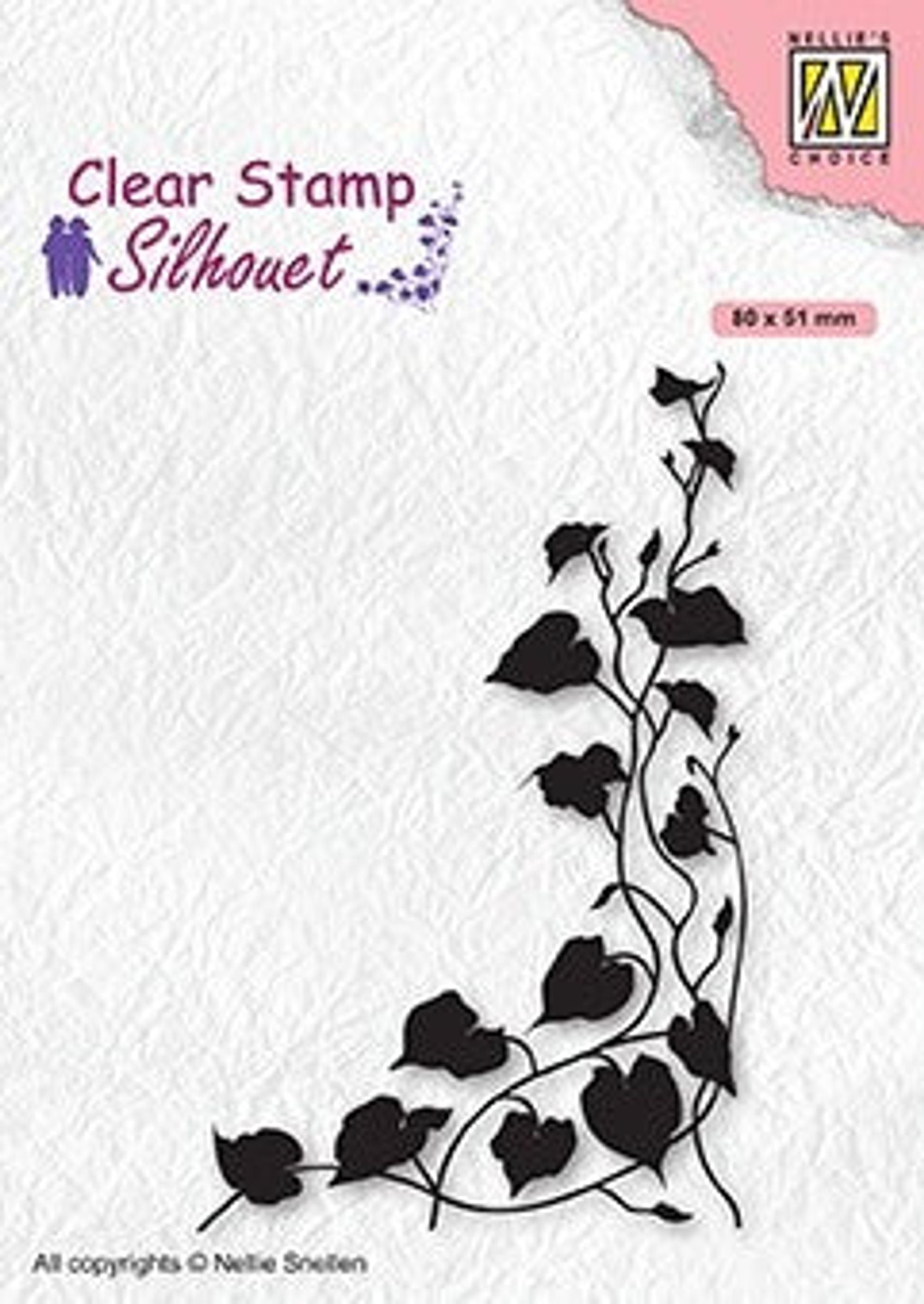 Clear Stamp Silhouette  Ivy