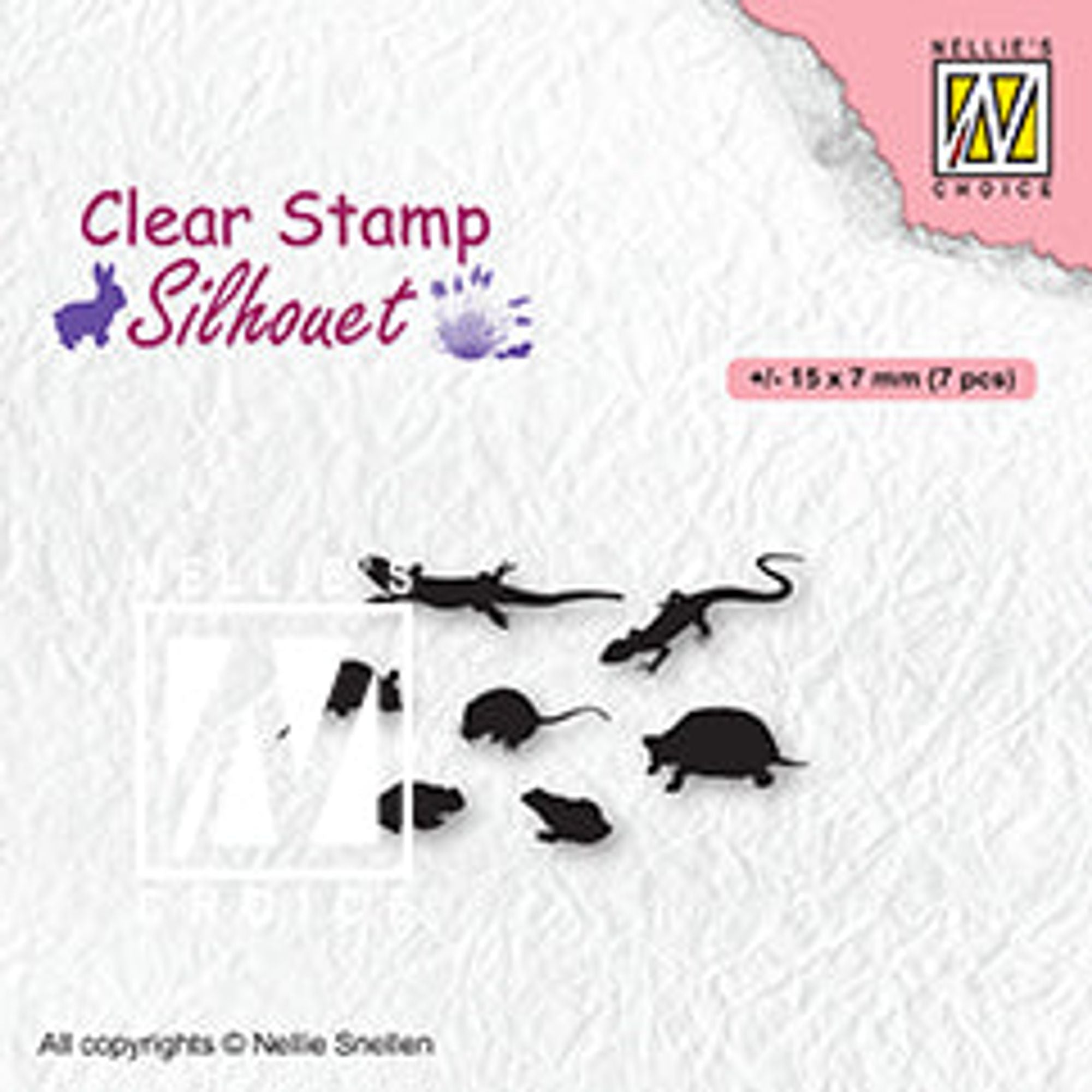 Clear Stamp Silhouette Small Animals