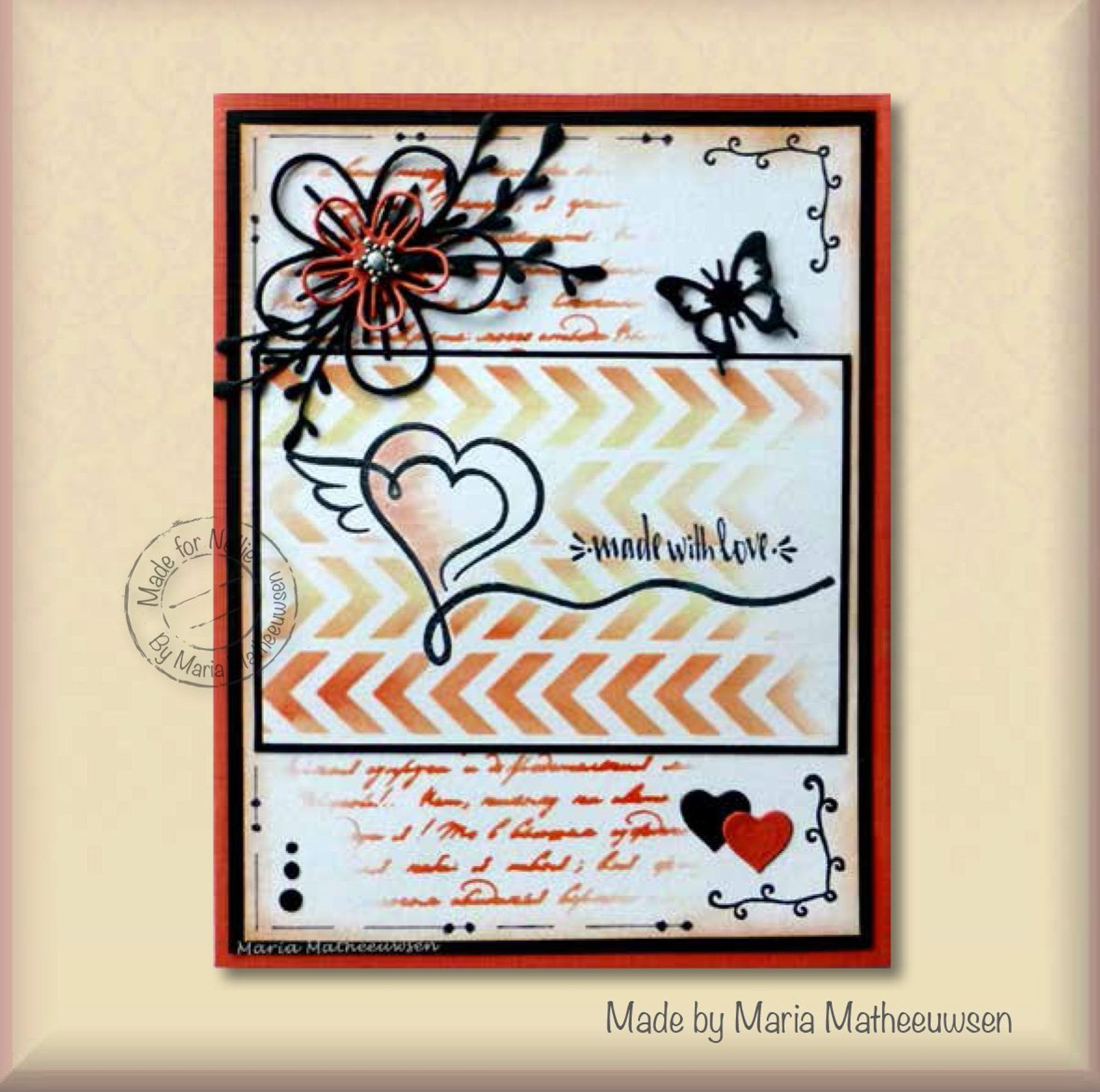 Nellie's Choice Clear Stamp Silhouette Hearts