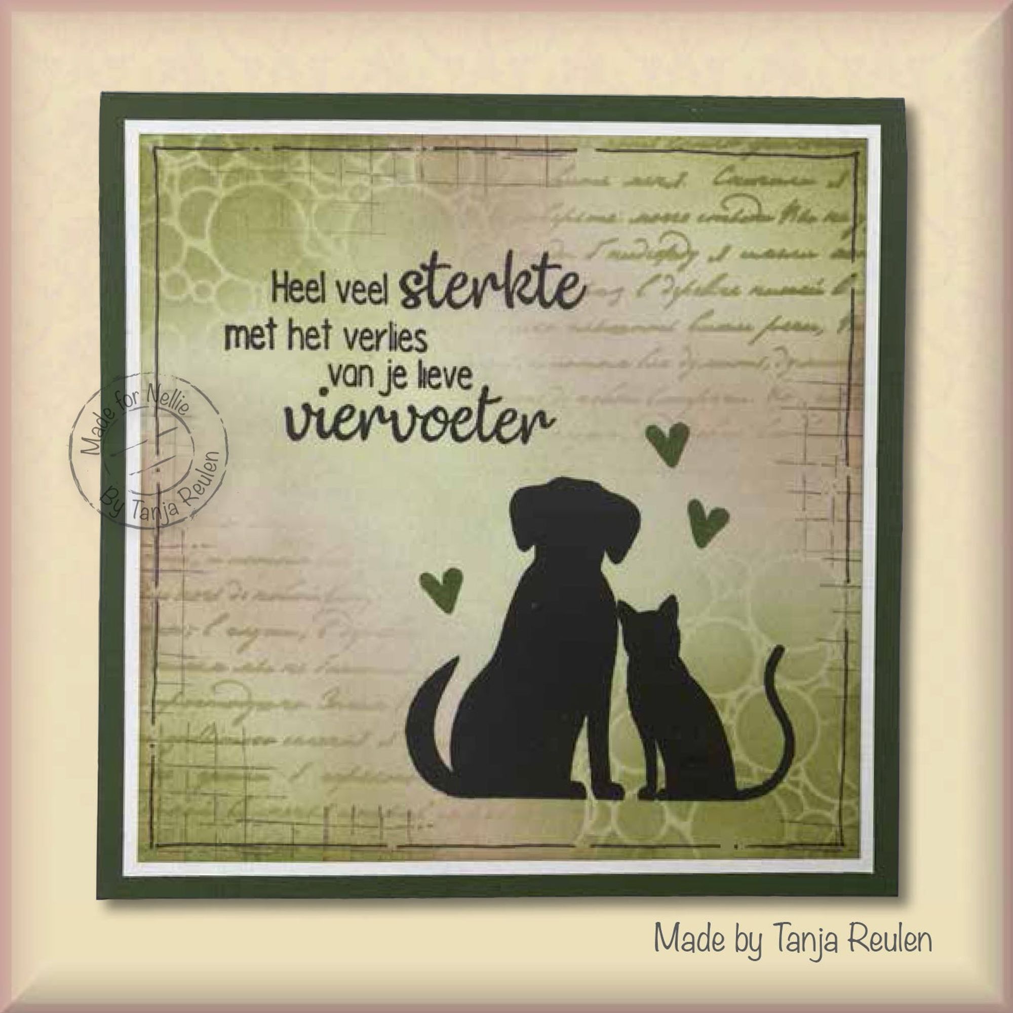 Nellie's Choice Clear Stamp Silhouette My Friends