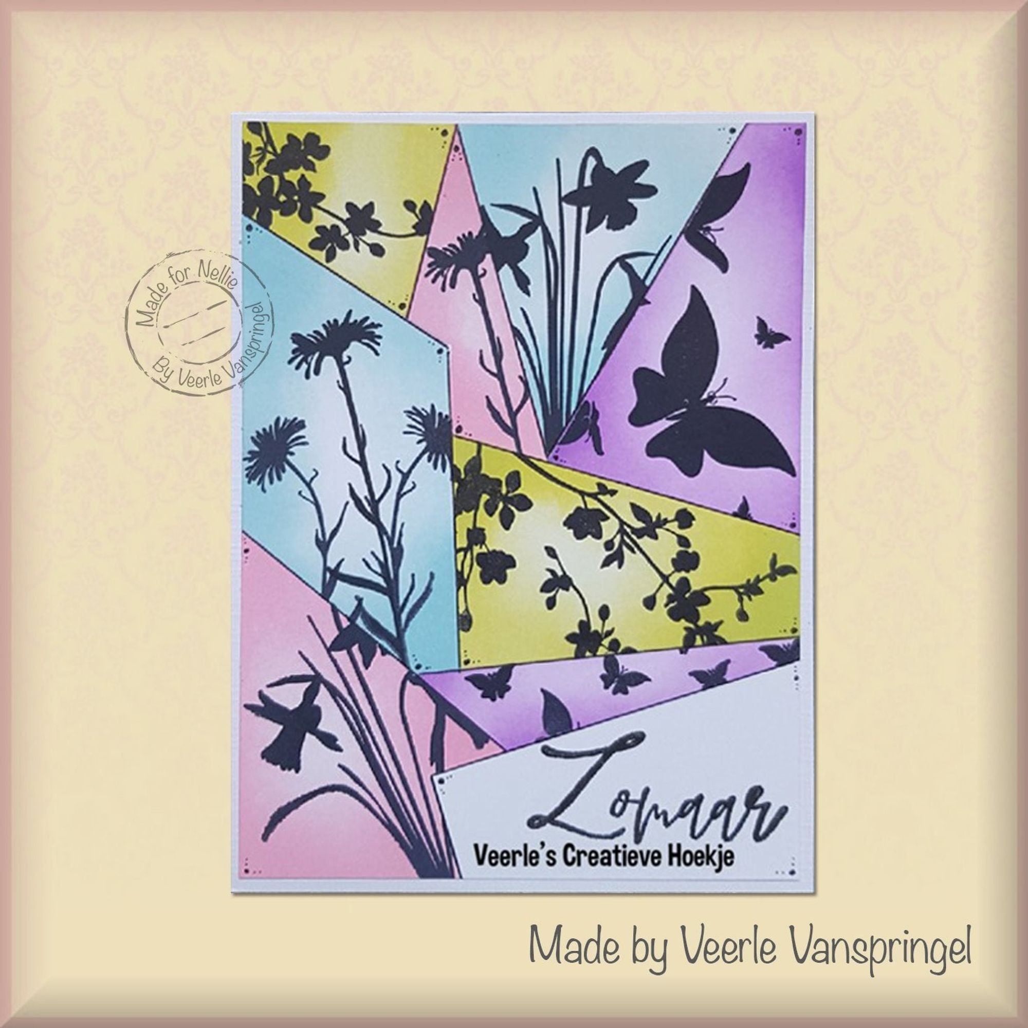 Nellie's Choice Clear Stamp Silhouette Butterflies